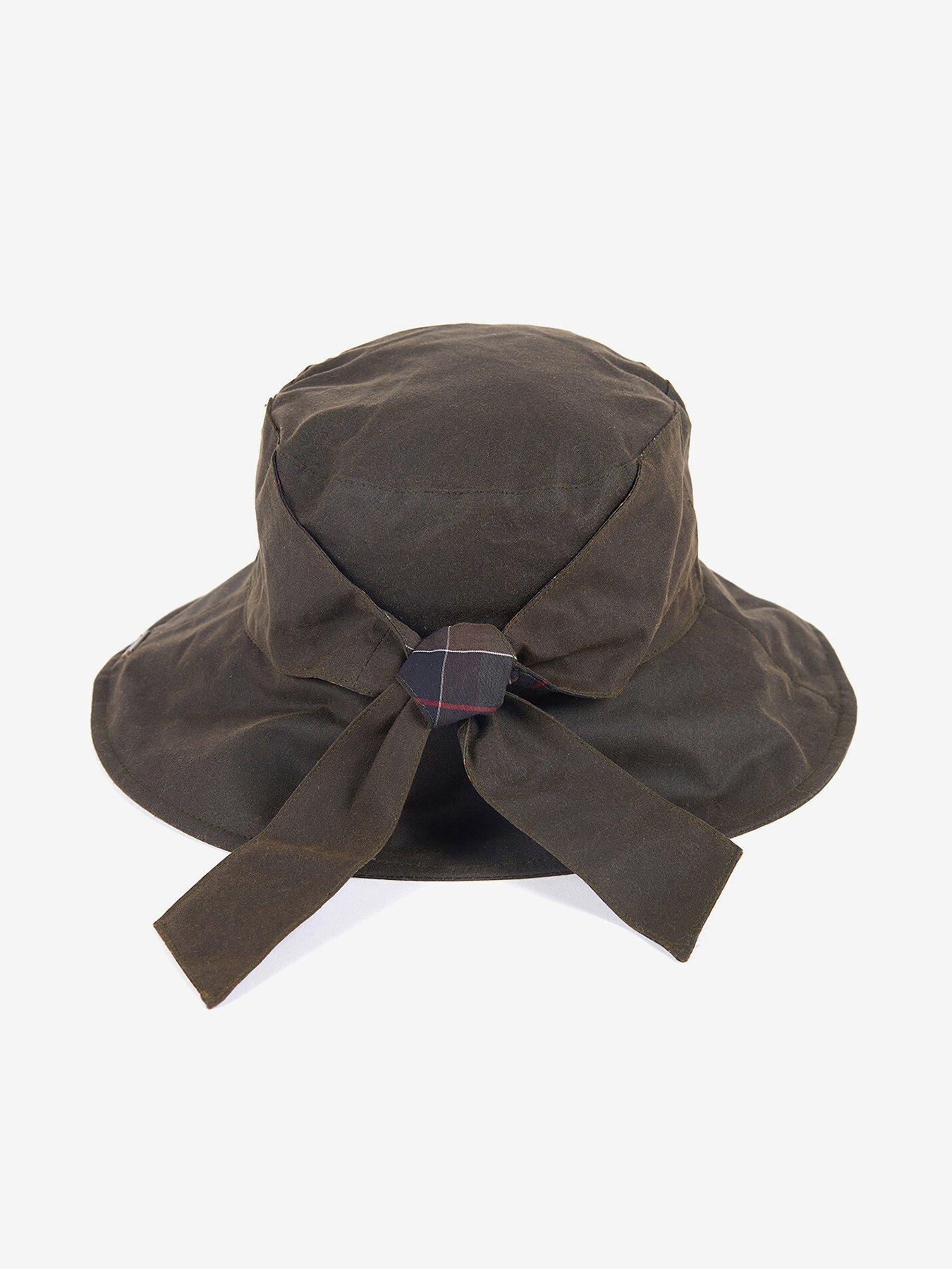 Barbour Brambling Wax Bucket Hat - Green