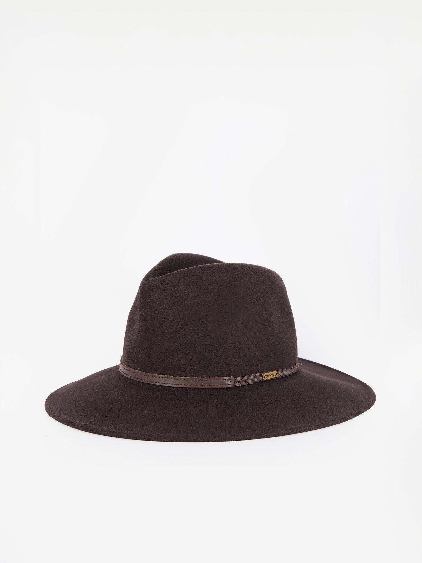 Barbour Tack Fedora Hat - Brown