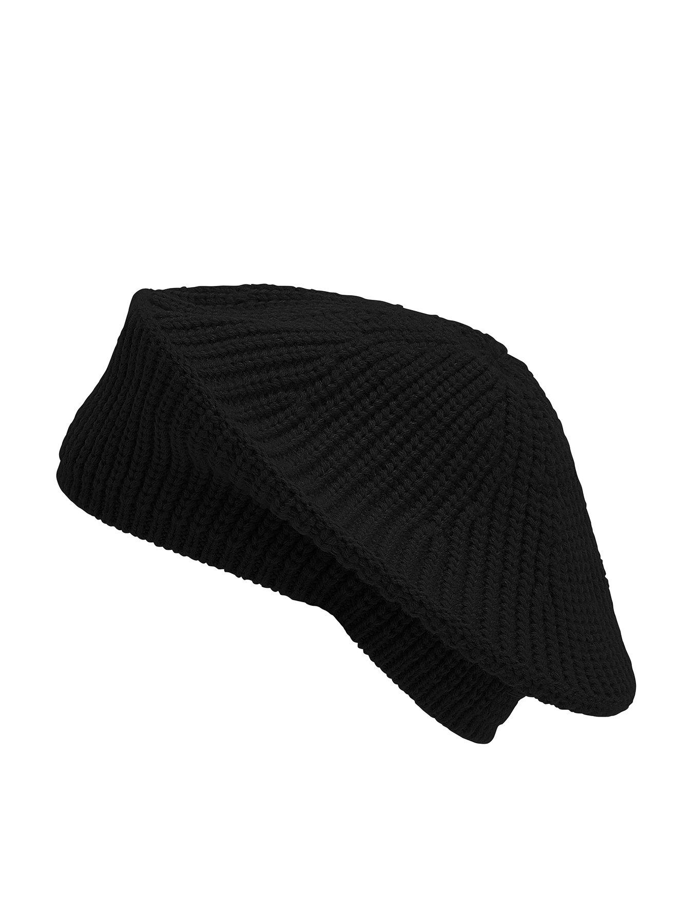 Barbour Beldon Beret Beanie Hat - Black