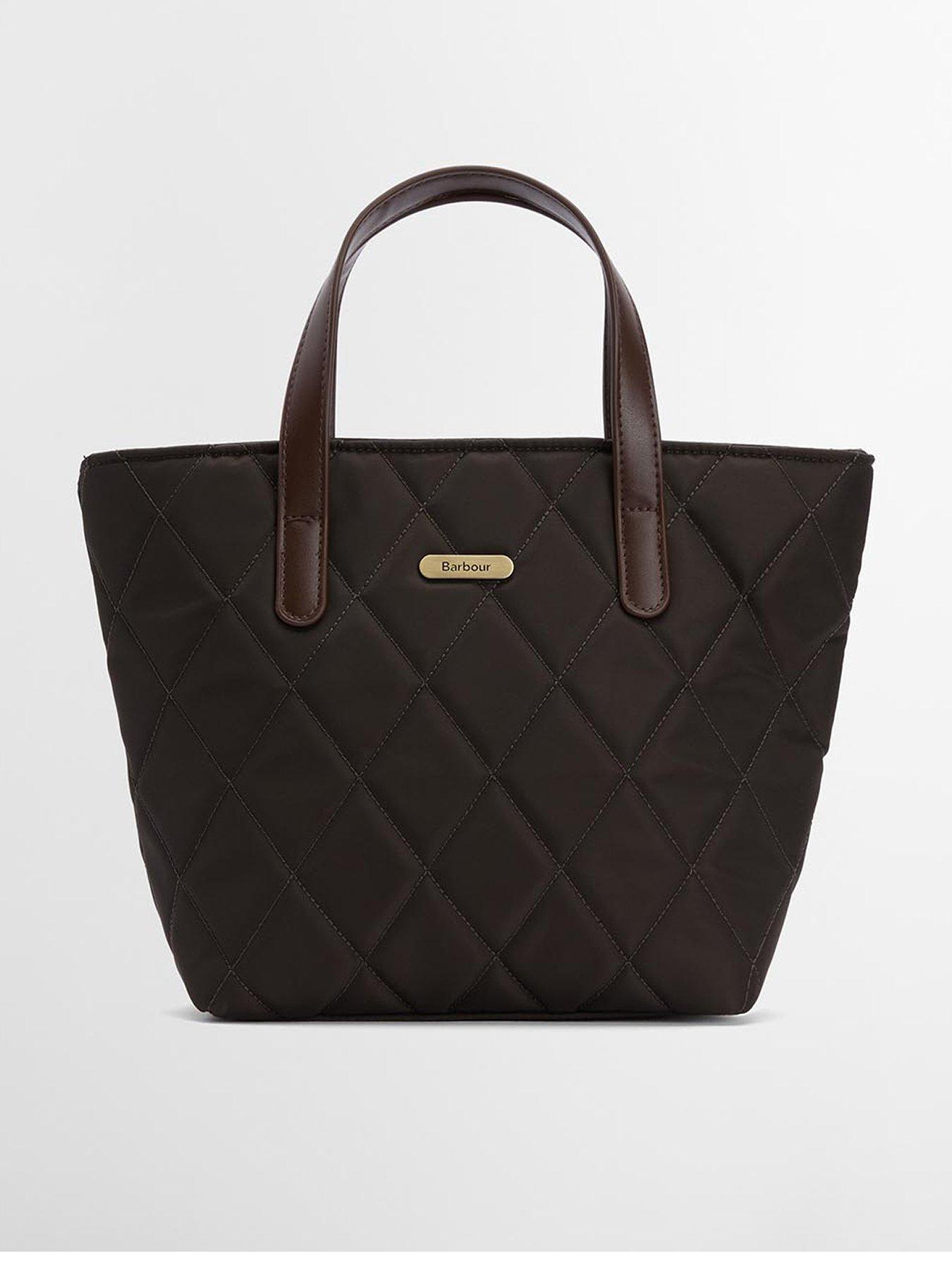 Barbour Mini Quilted Tote Bag - Green