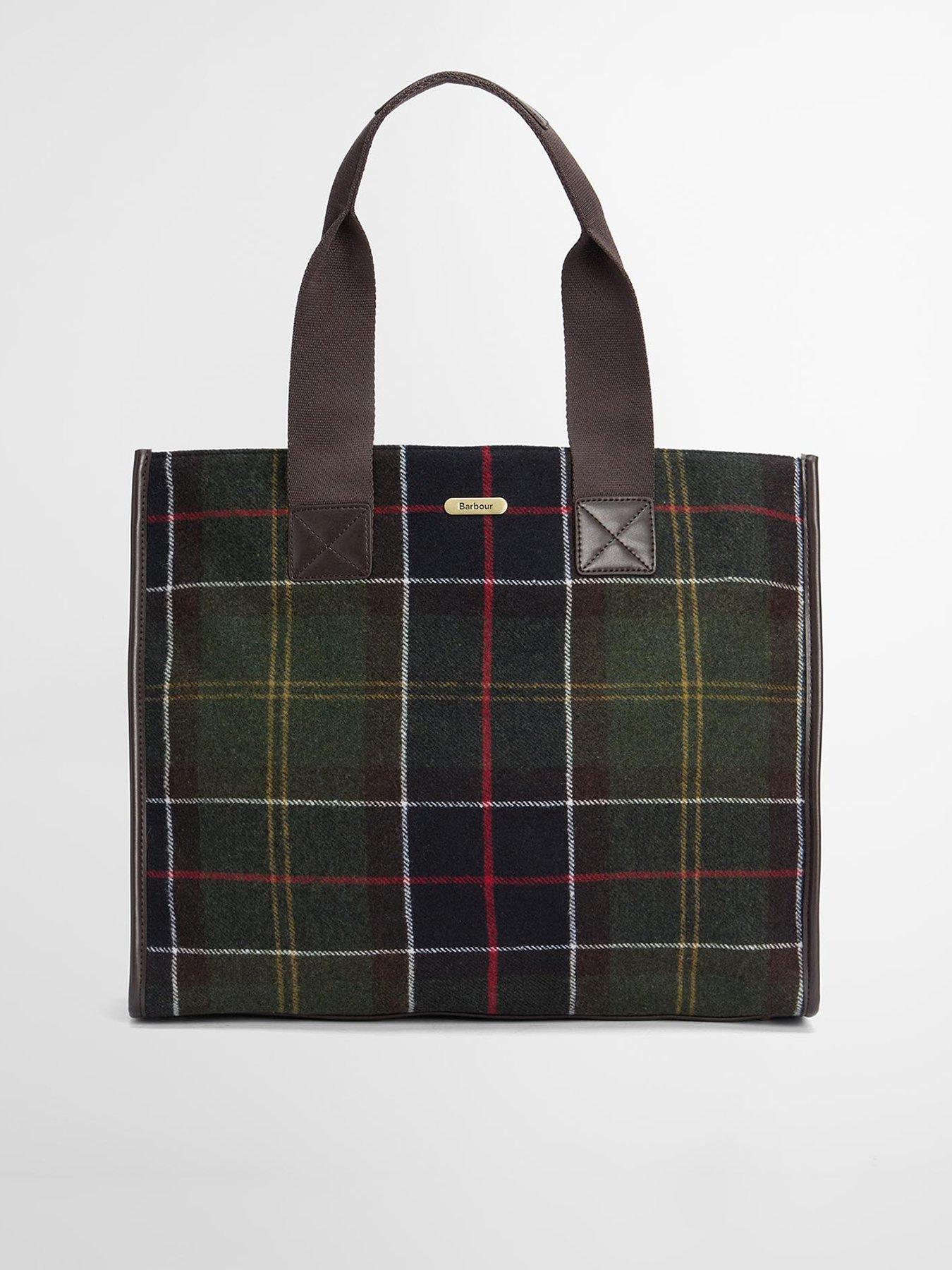 Barbour Turnberry Tartan Tote Bag - Green