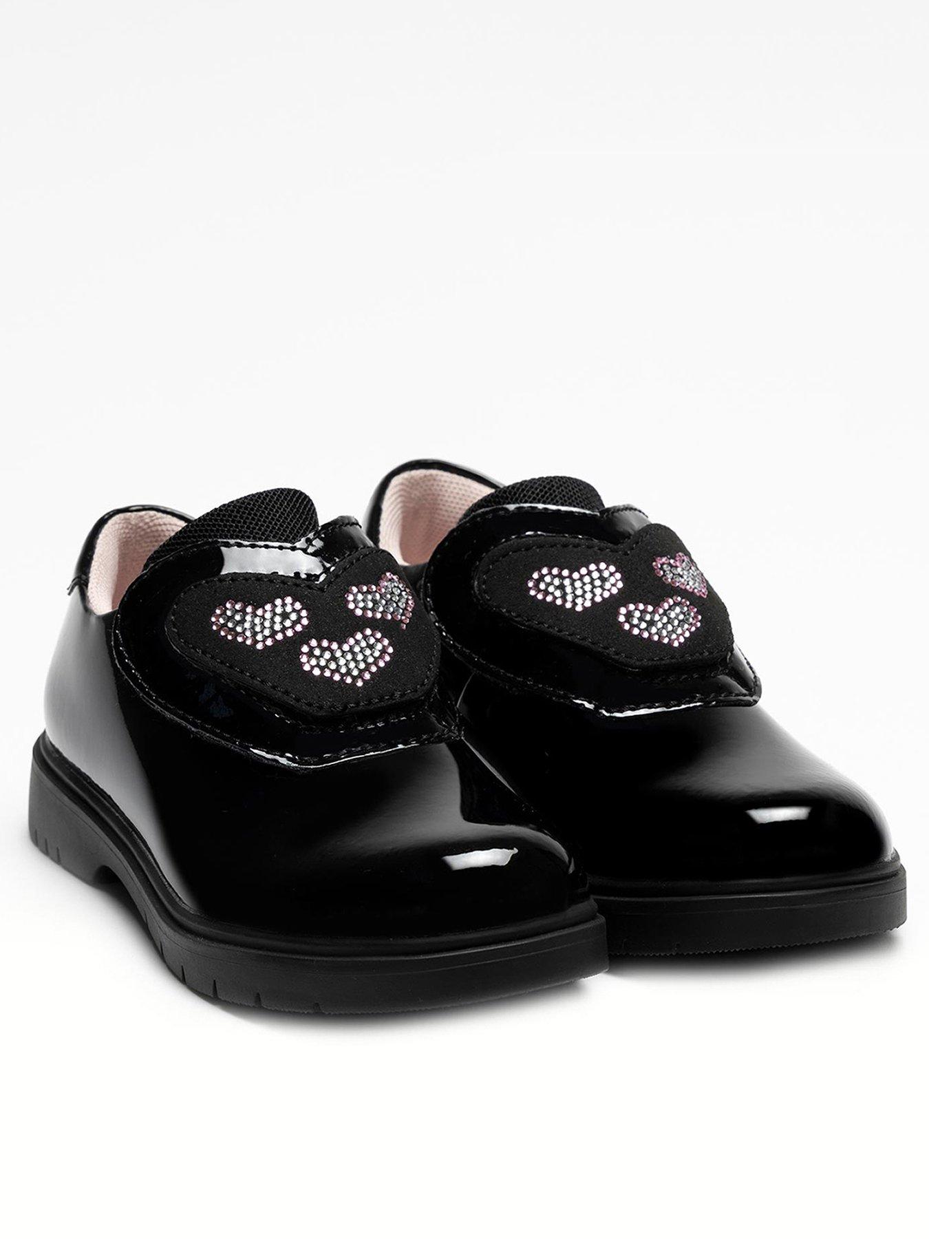Lelli Kelly Eloise Patent Interchangable School Shoe - Black