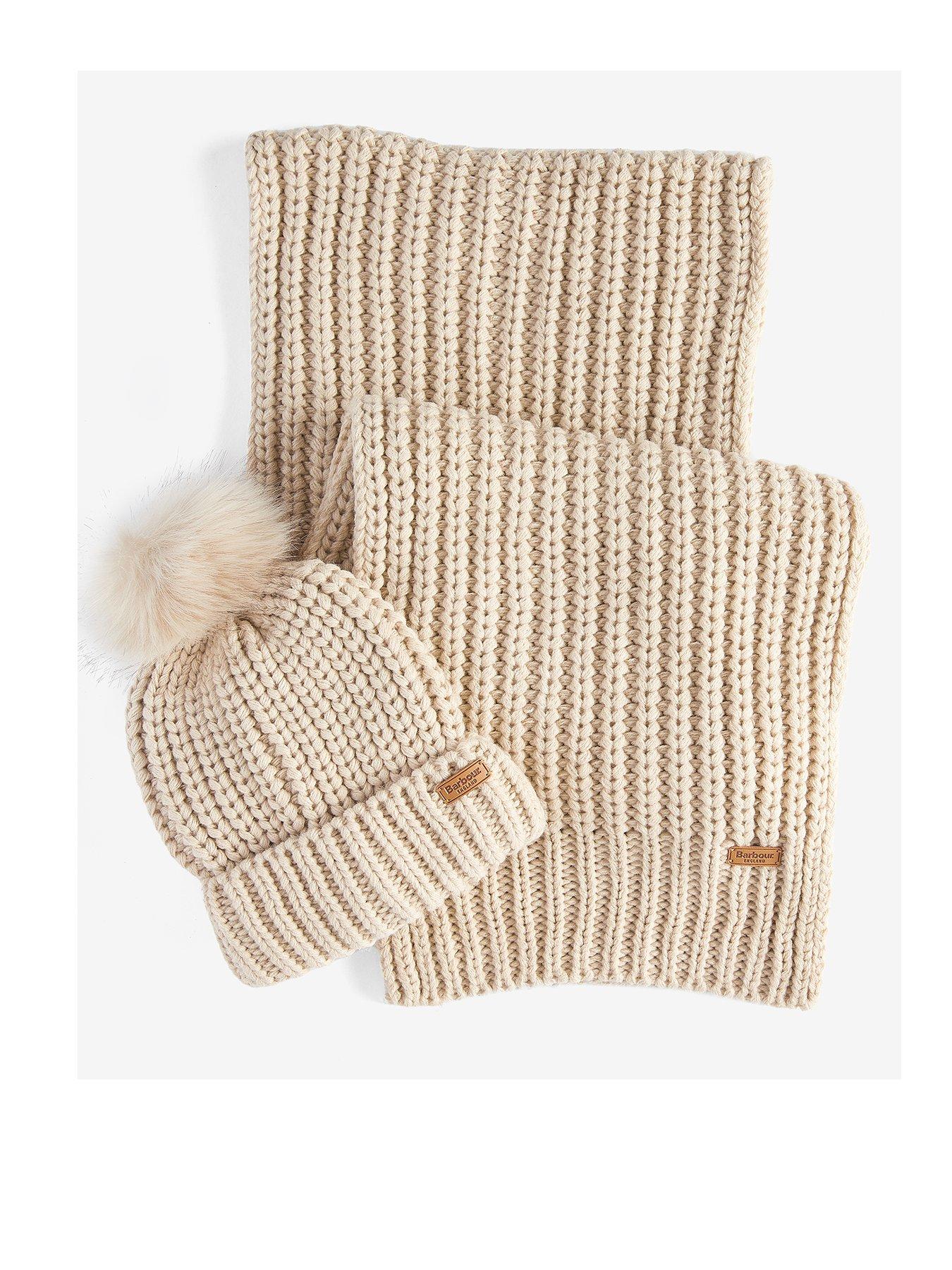 Image 1 of 5 of Barbour Saltburn Beanie &amp; Scarf Gift Set