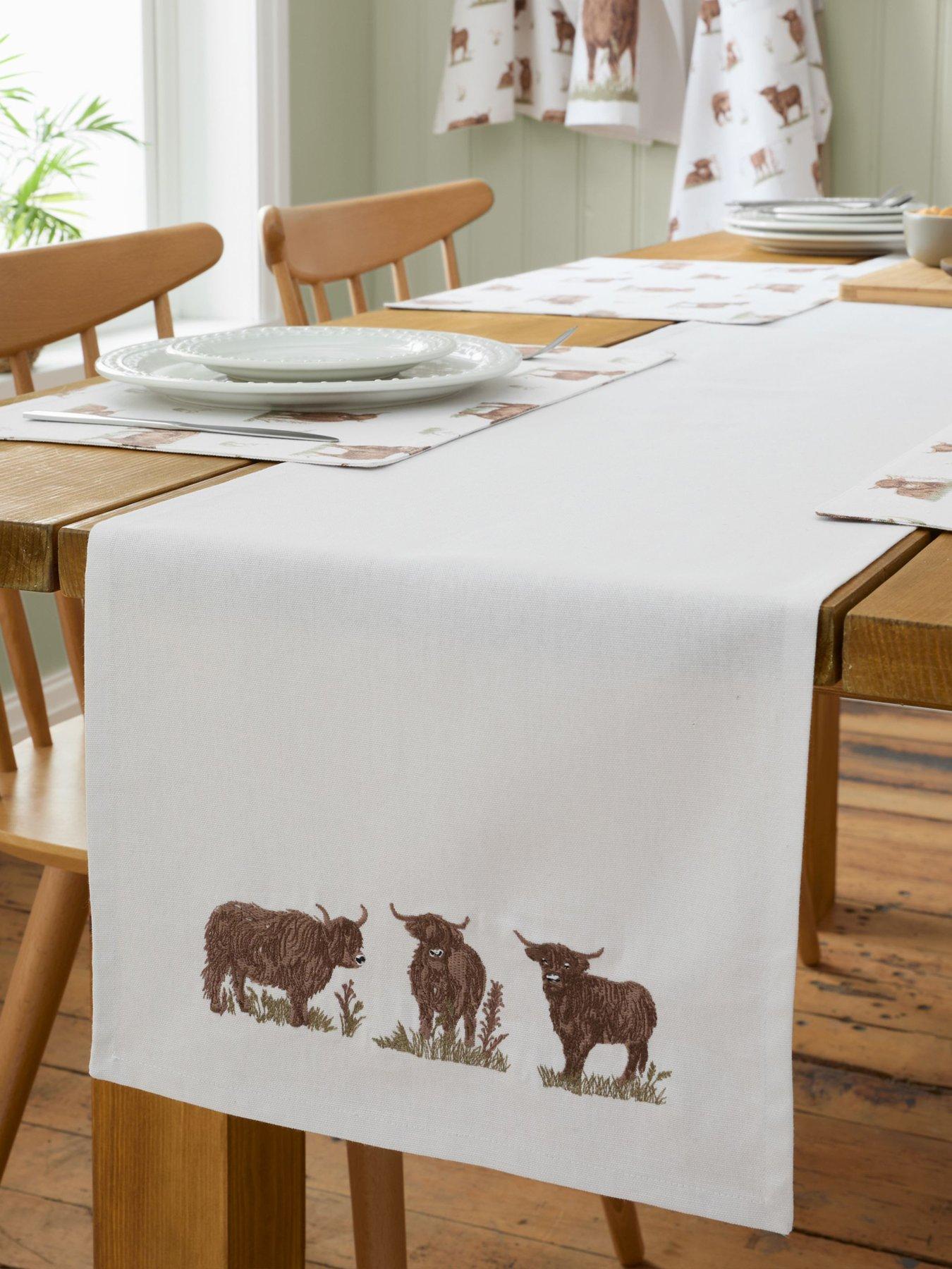 Image 1 of 3 of Catherine Lansfield Angus Highland Cow Runner