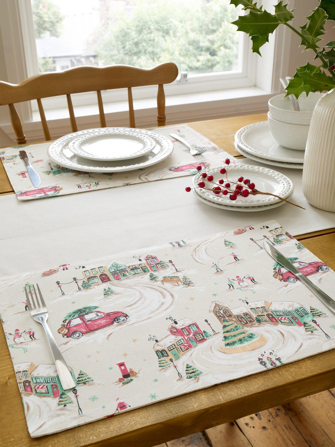 Catherine Lansfield Christmas Town Placemat 4pk