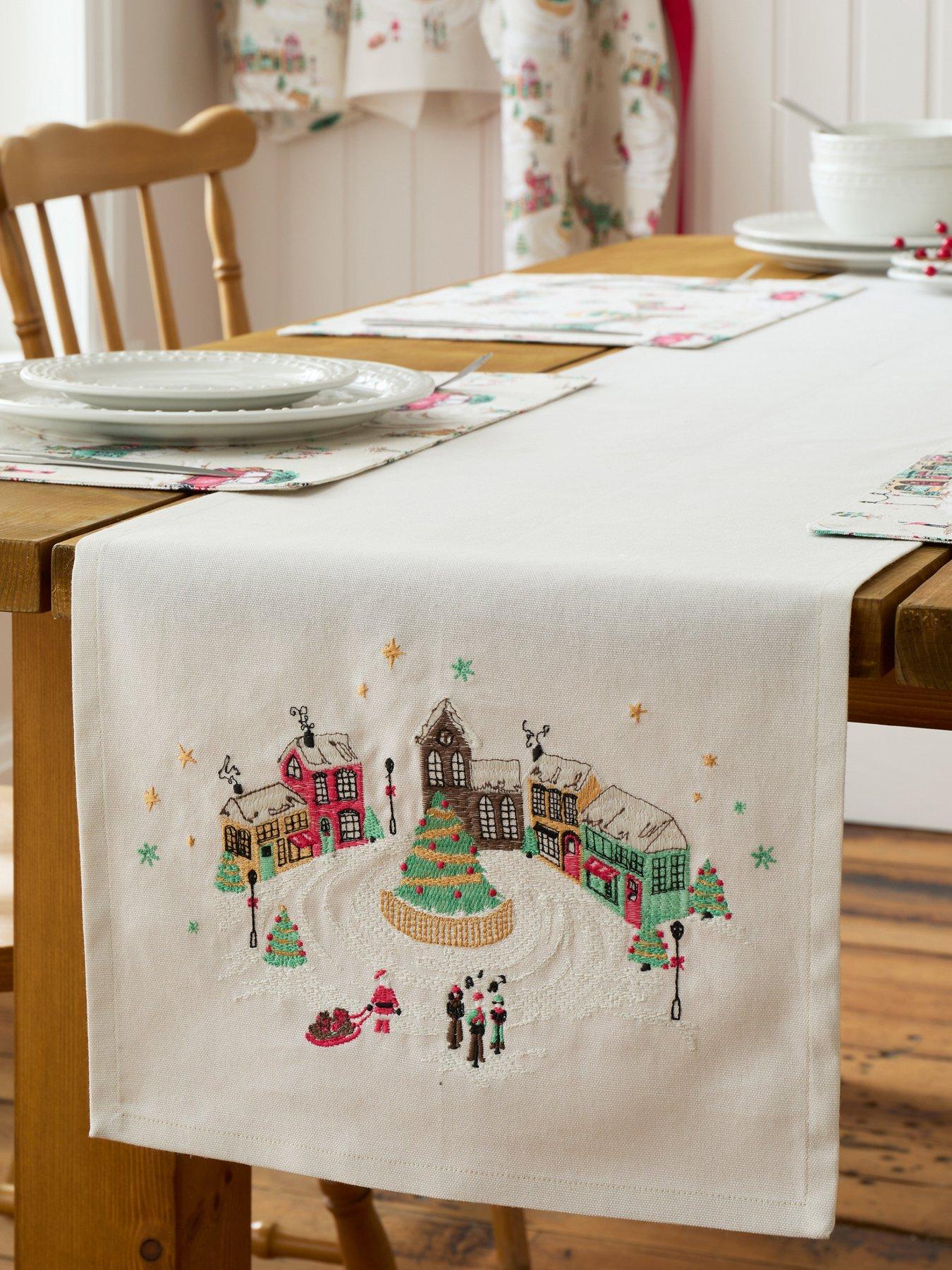 Catherine Lansfield Christmas Town Runner