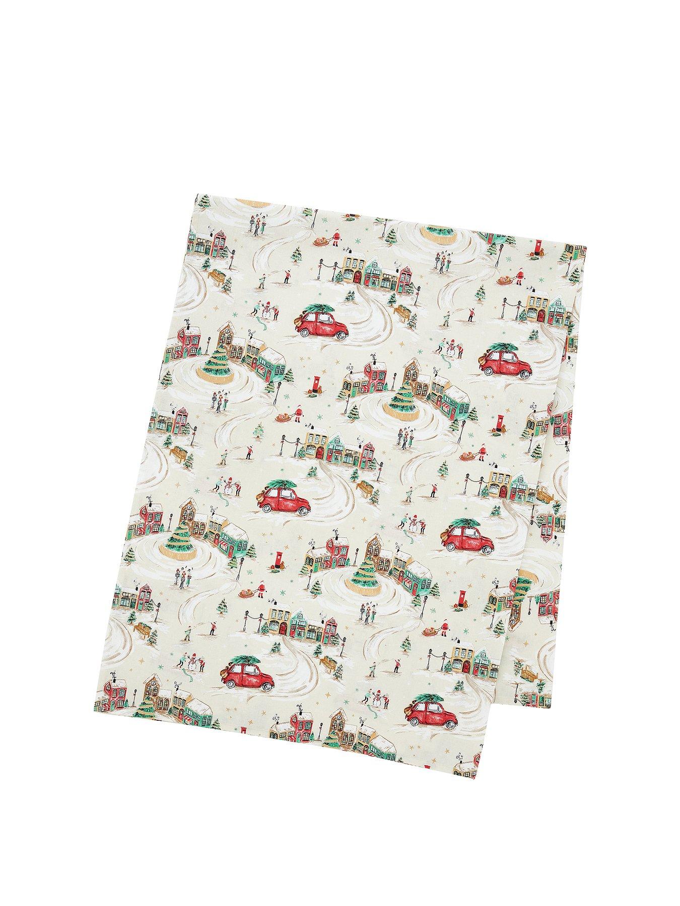 Image 2 of 3 of Catherine Lansfield Christmas Town Table Cloth Size 2