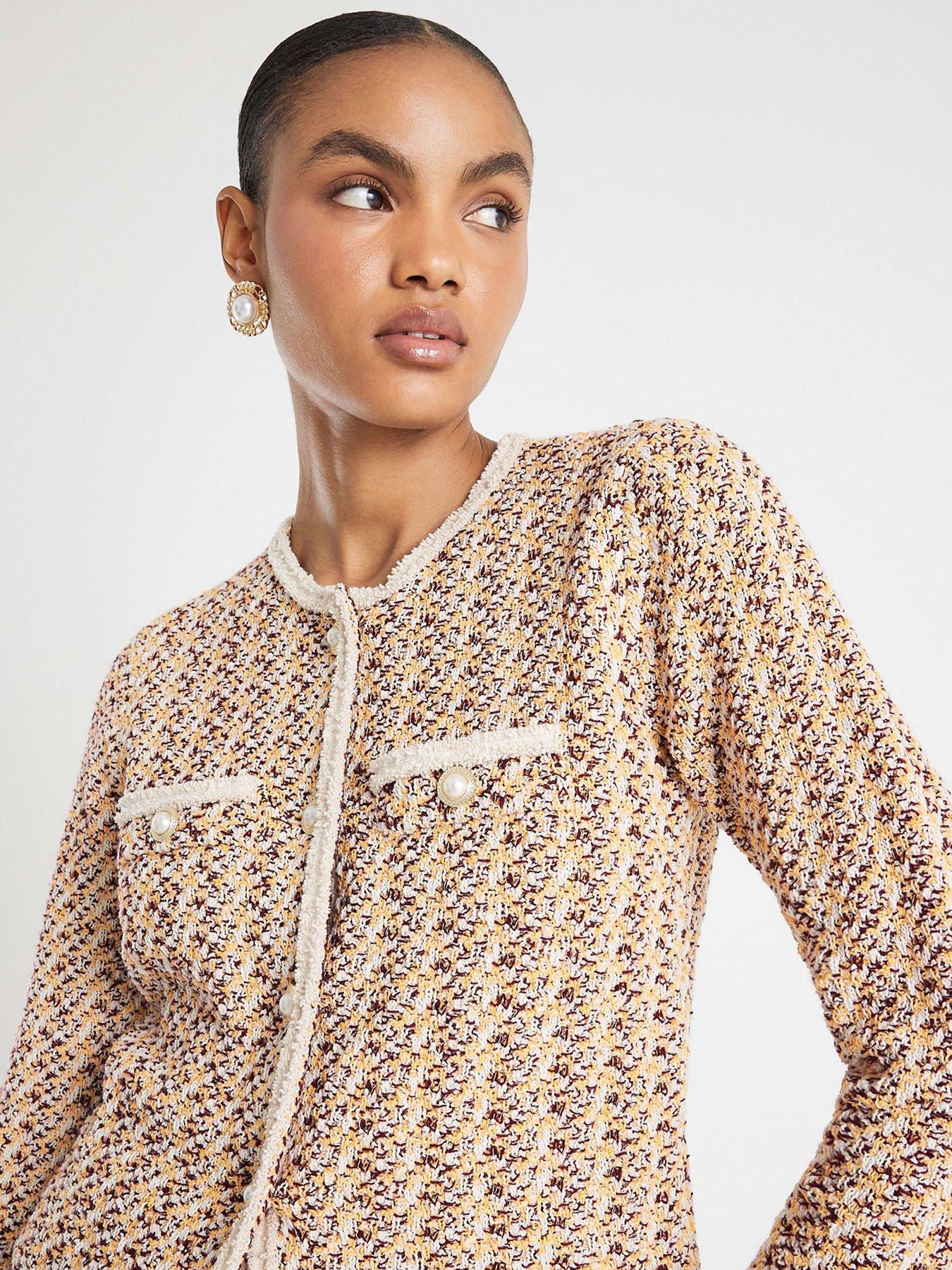 river-island-boucle-twisted-cardigan-orangeoutfit