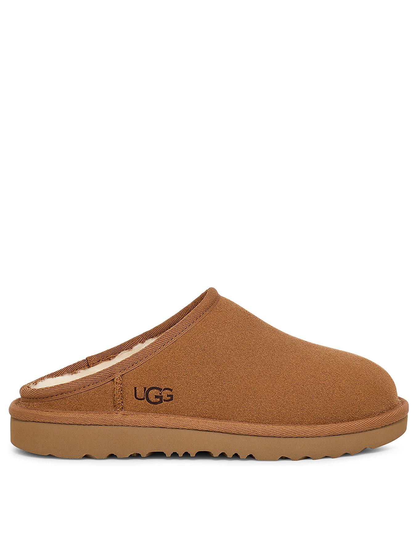 ugg-junior-older-kids-classic-slip-on-slippersnbsp--chestnut