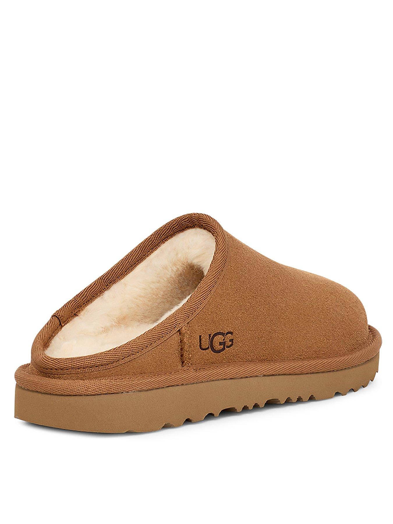 ugg-junior-older-kids-classic-slip-on-slippersnbsp--chestnutback