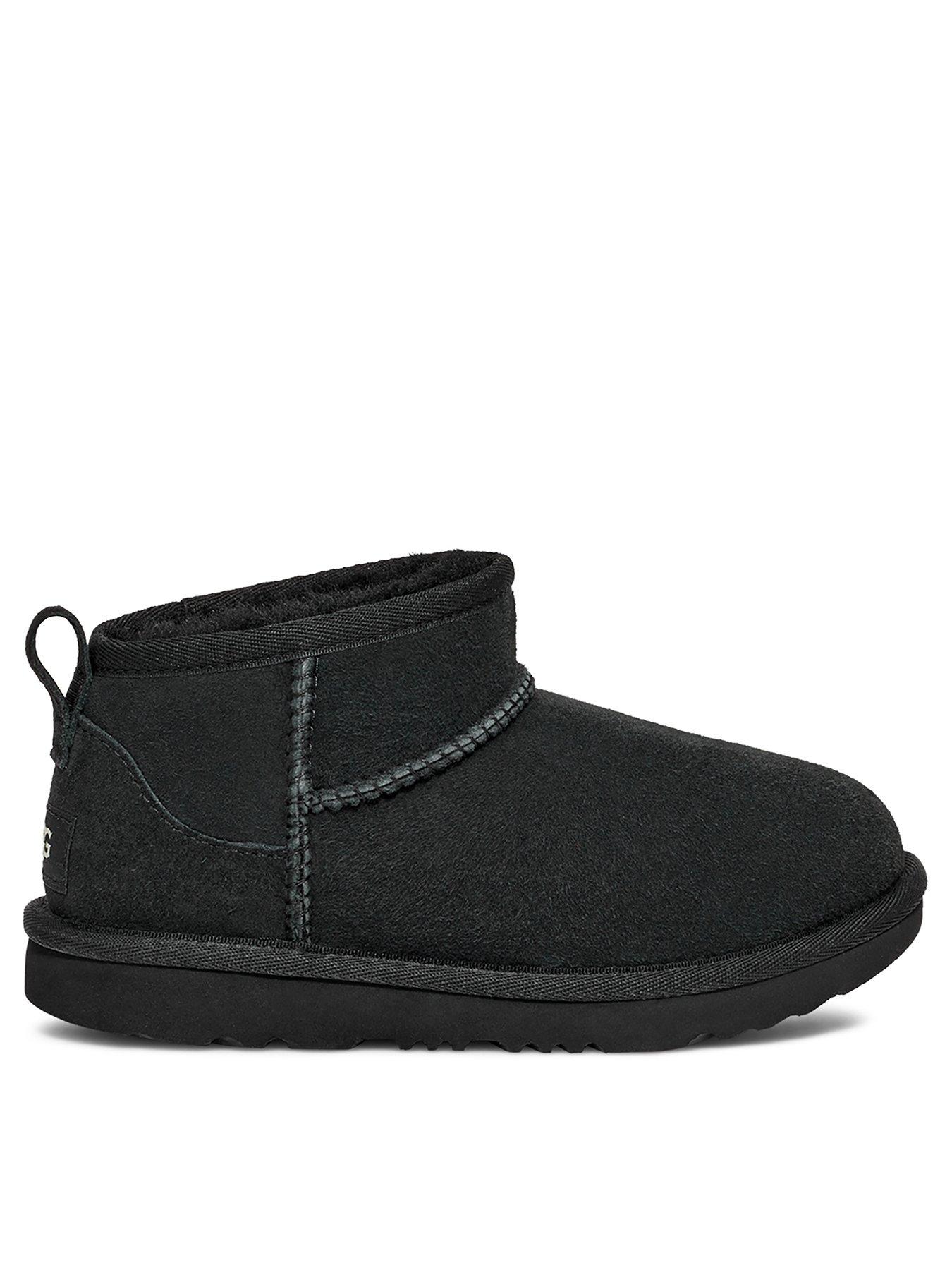 UGG Junior / Older Kids Classic Ultra Mini Boots- Black