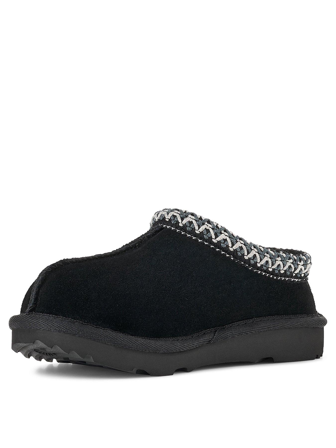 ugg-kids-tasman-ii-slipper-blackstillFront