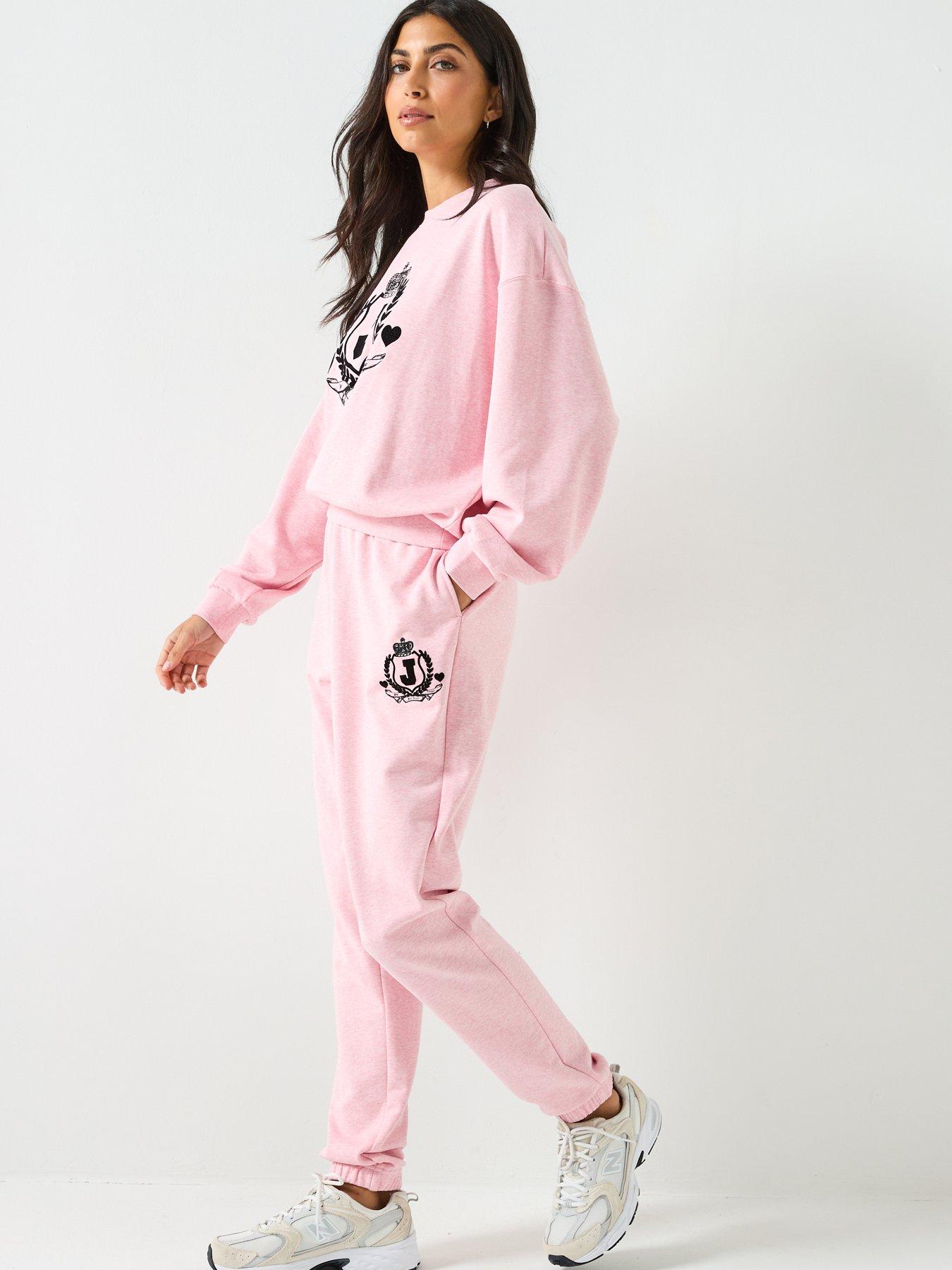 juicy-couture-vista-crest-cuffed-loopback-fleece-track-pants-pinkdetail
