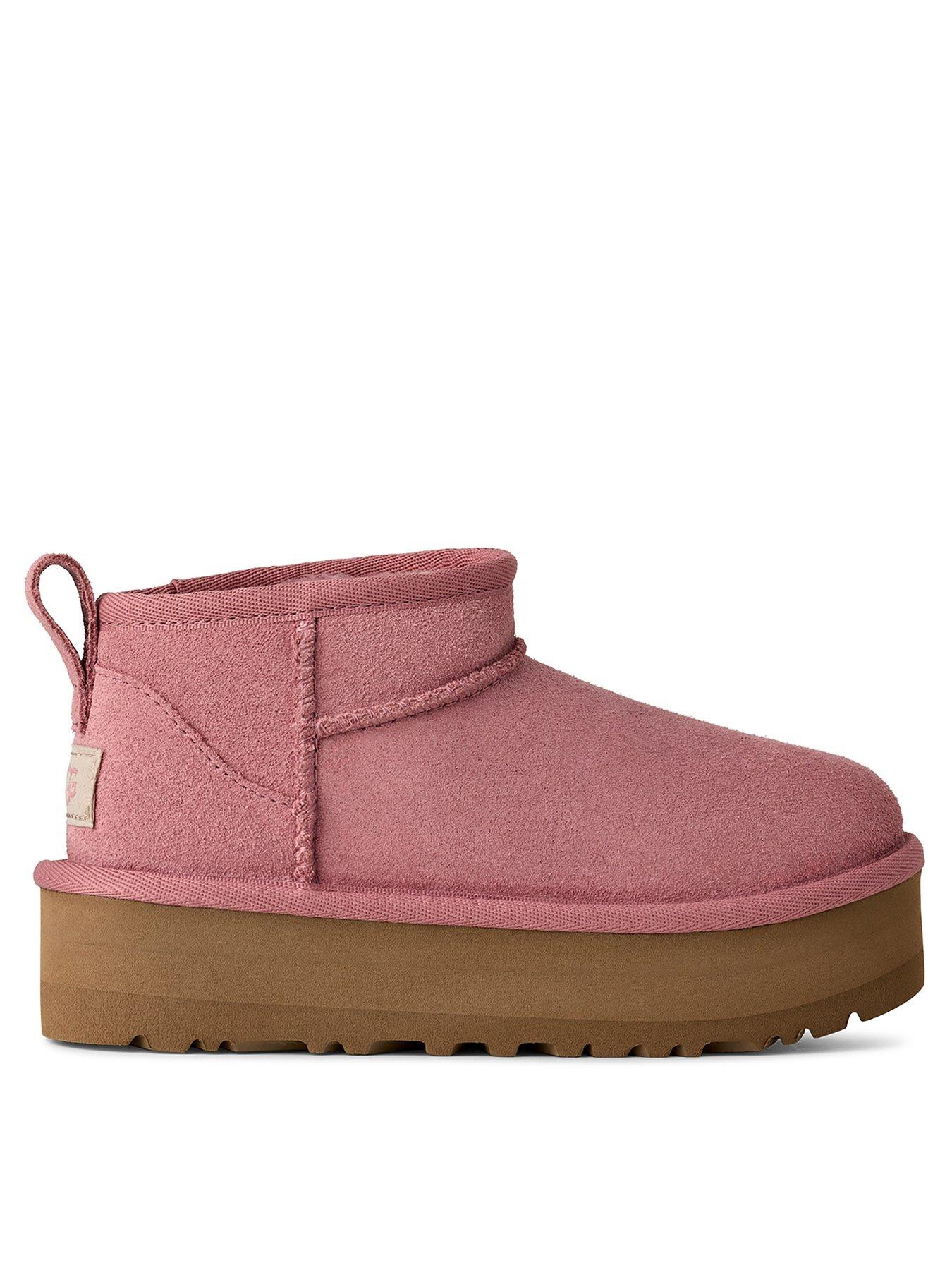 Image 1 of 4 of UGG Junior / Older Kids Classic Ultra Mini Platform Boots- Pink