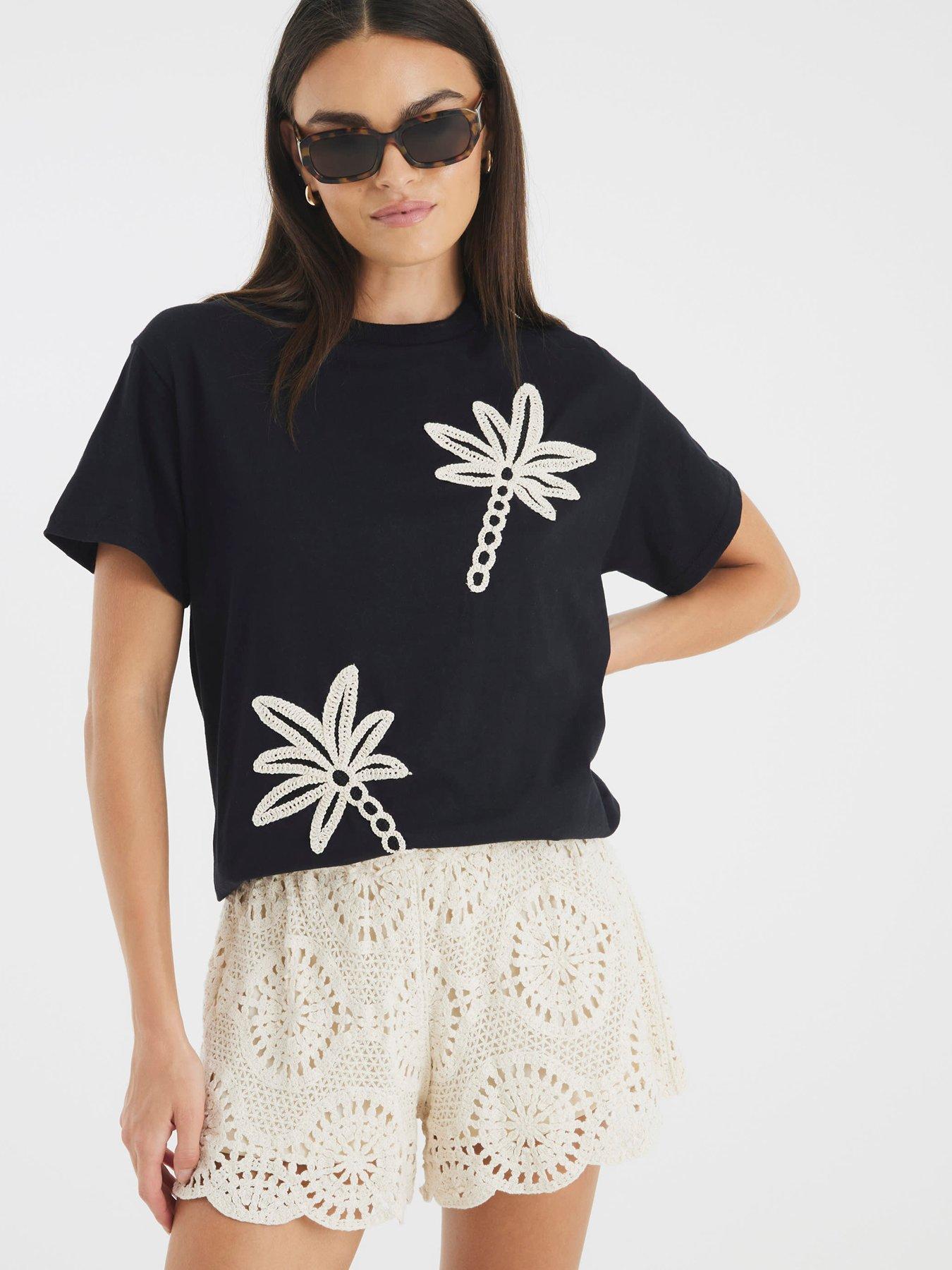 river-island-short-sleeve-palm-tree-crochet-tee-black