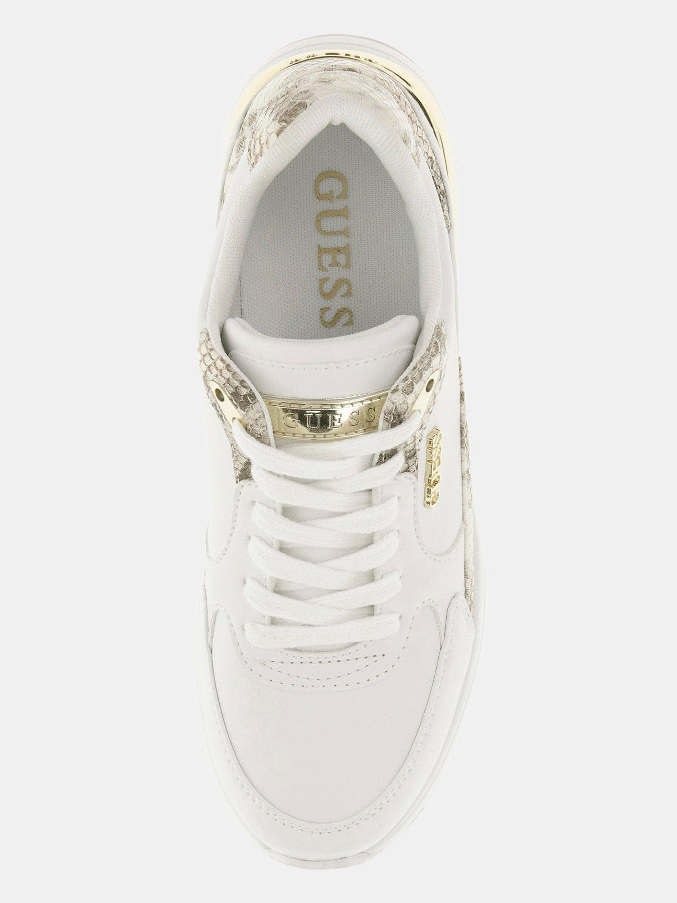 guess-moxea15-snake-trim-sneaker-whiteoutfit