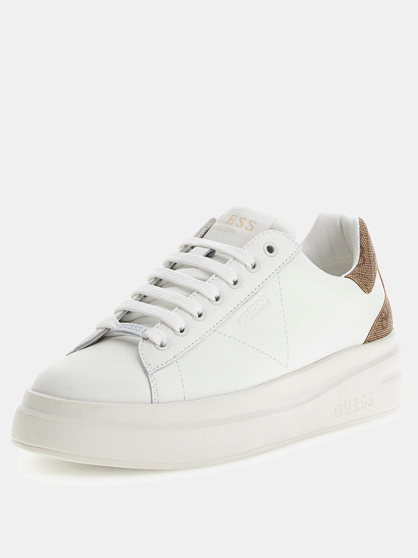 Image 2 of 5 of Guess Elbina Platform Trainer - White
