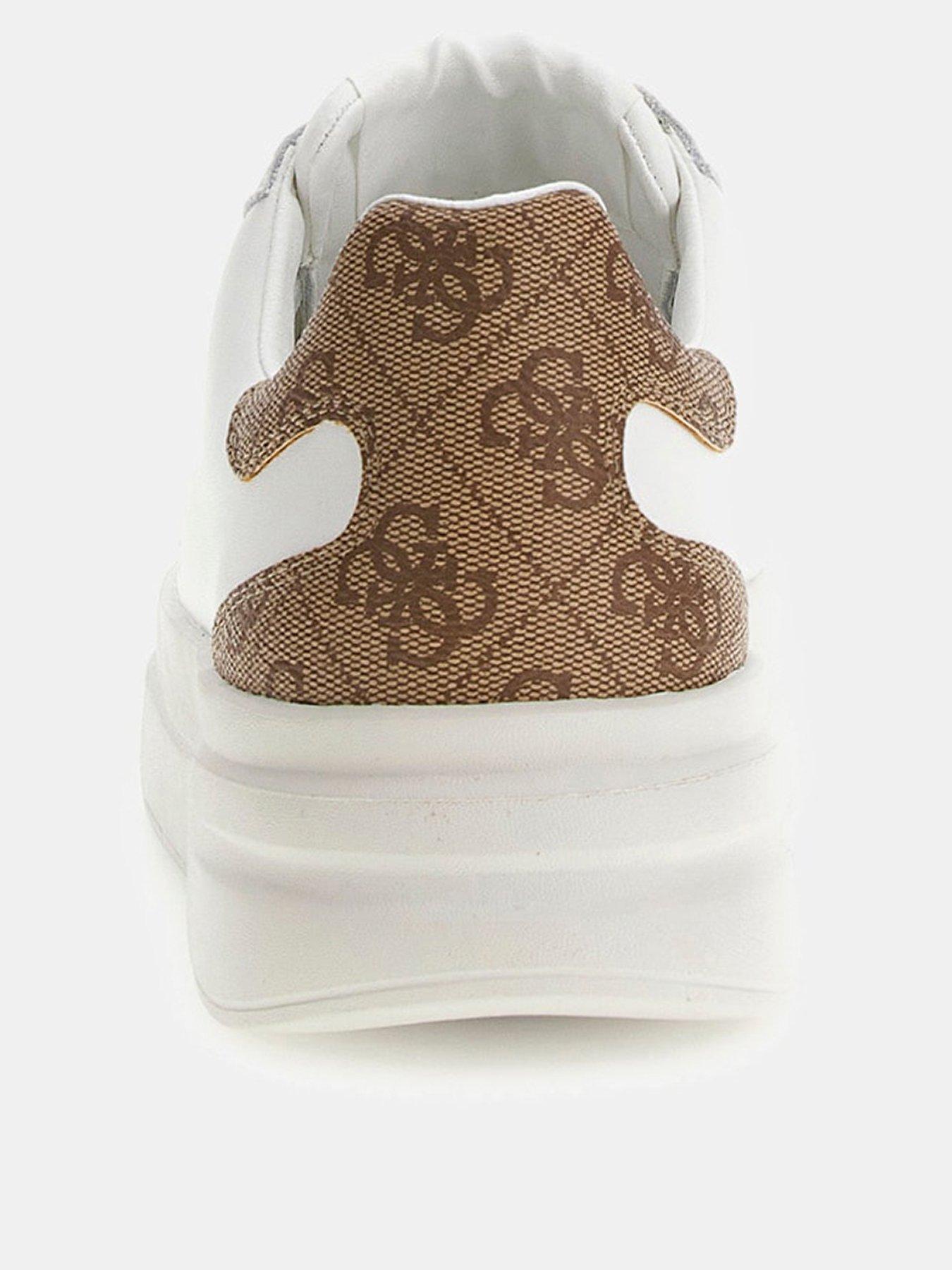 Image 3 of 5 of Guess Elbina Platform Trainer - White