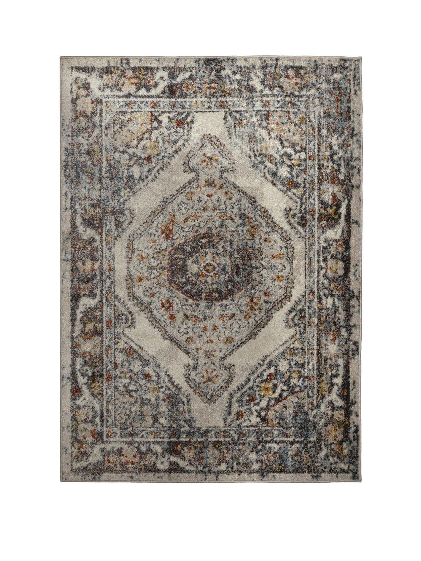 Image 2 of 4 of The Very Collection Juno Beige Medallion Rug 160x230cm