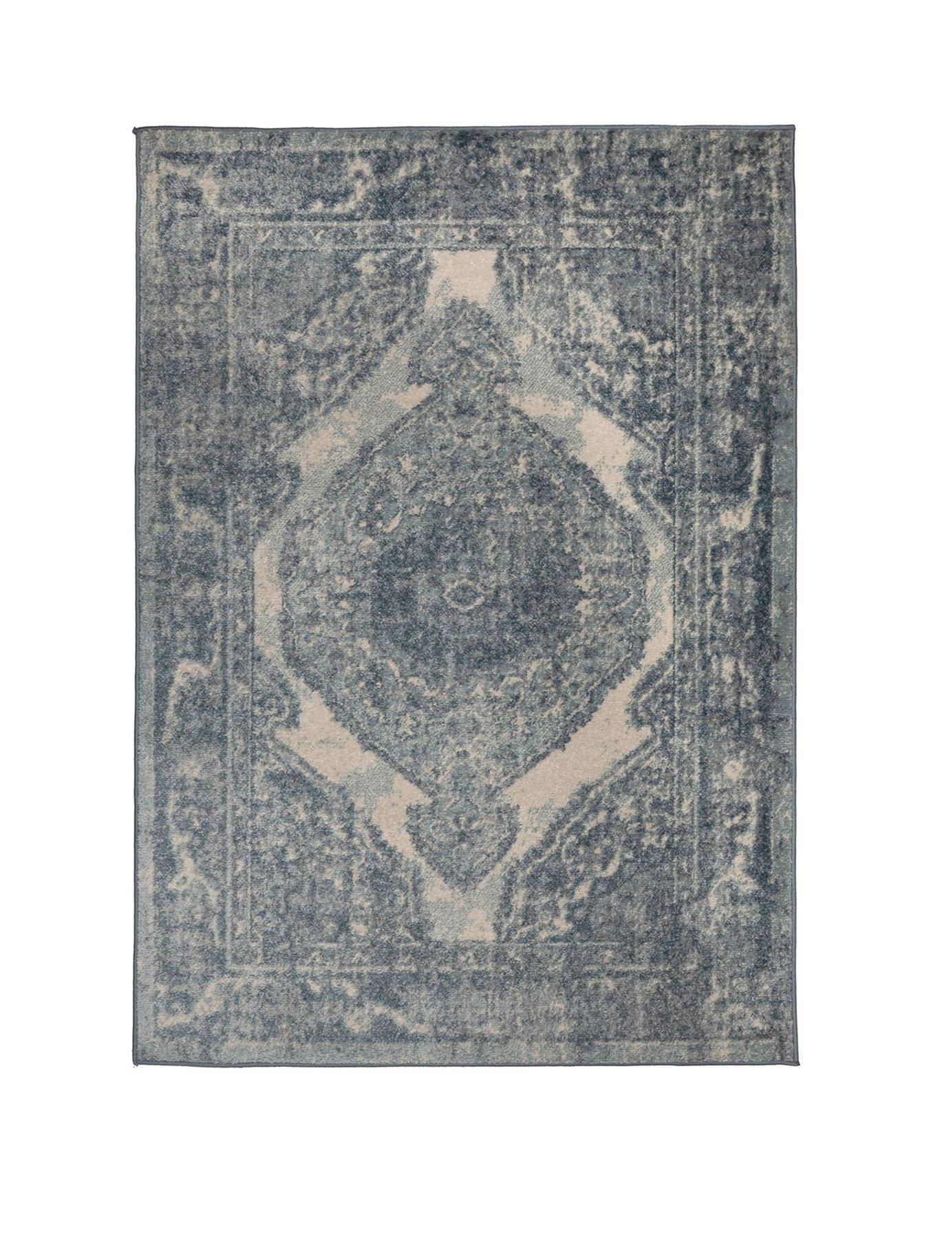 Image 2 of 4 of The Very Collection Juno Blue Medallion Rug