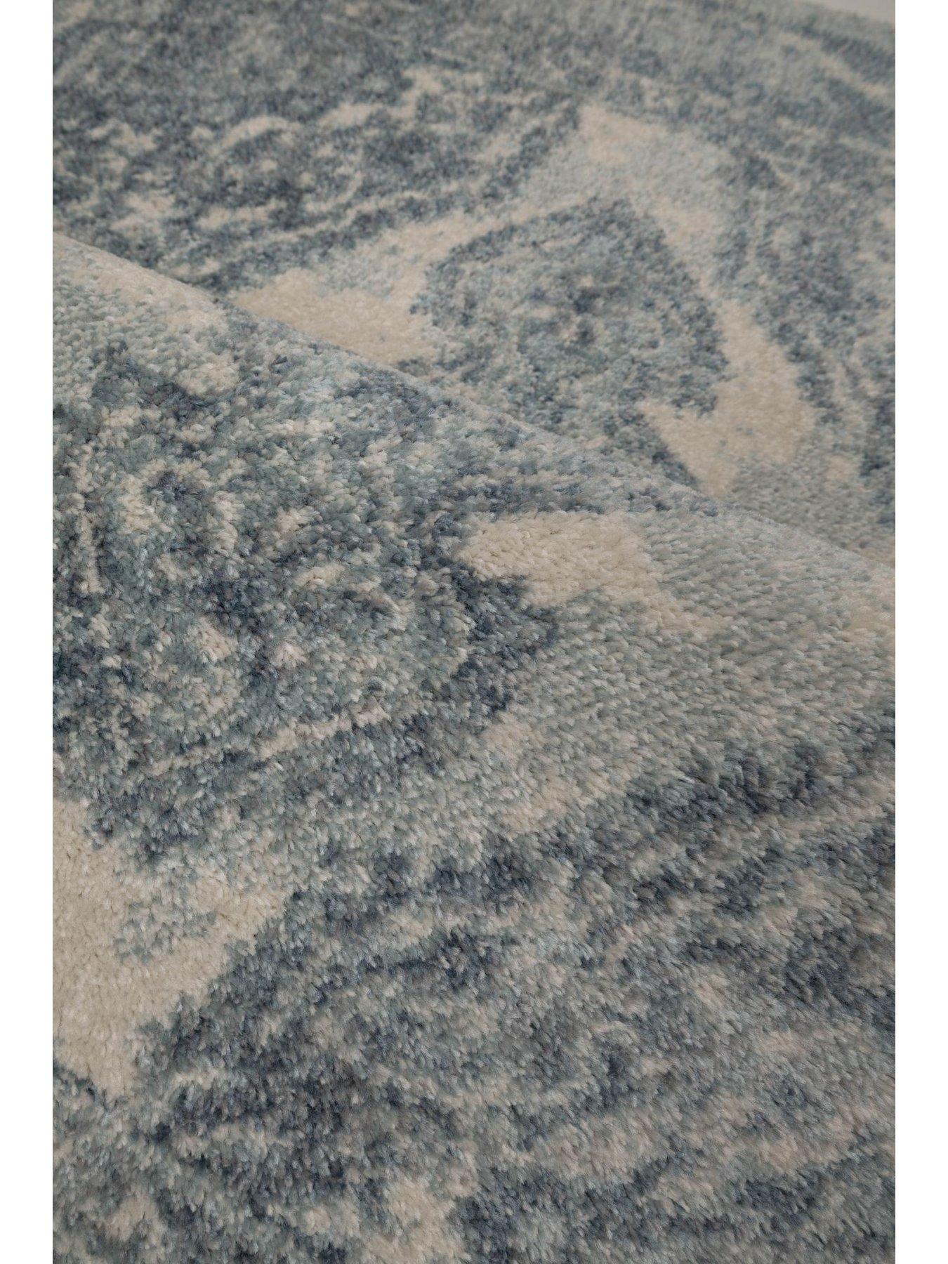 Image 3 of 4 of The Very Collection Juno Blue Medallion Rug