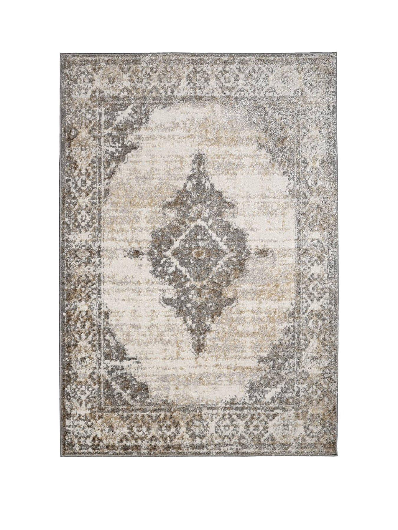 Image 2 of 4 of The Very Collection Cadiz Traditional Rug - Grey