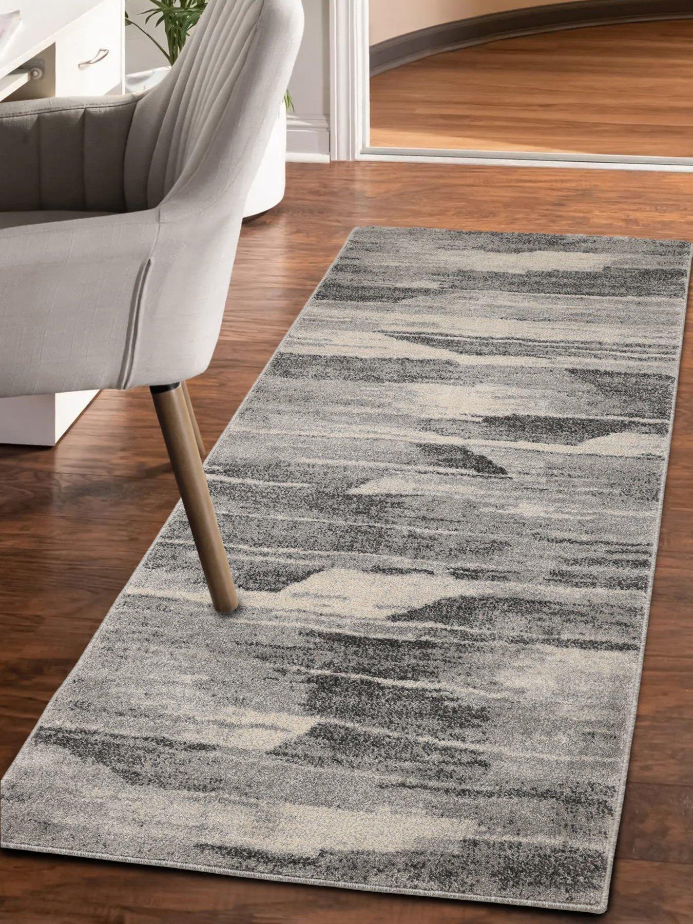 very-home-freya-abstract-runner-grey