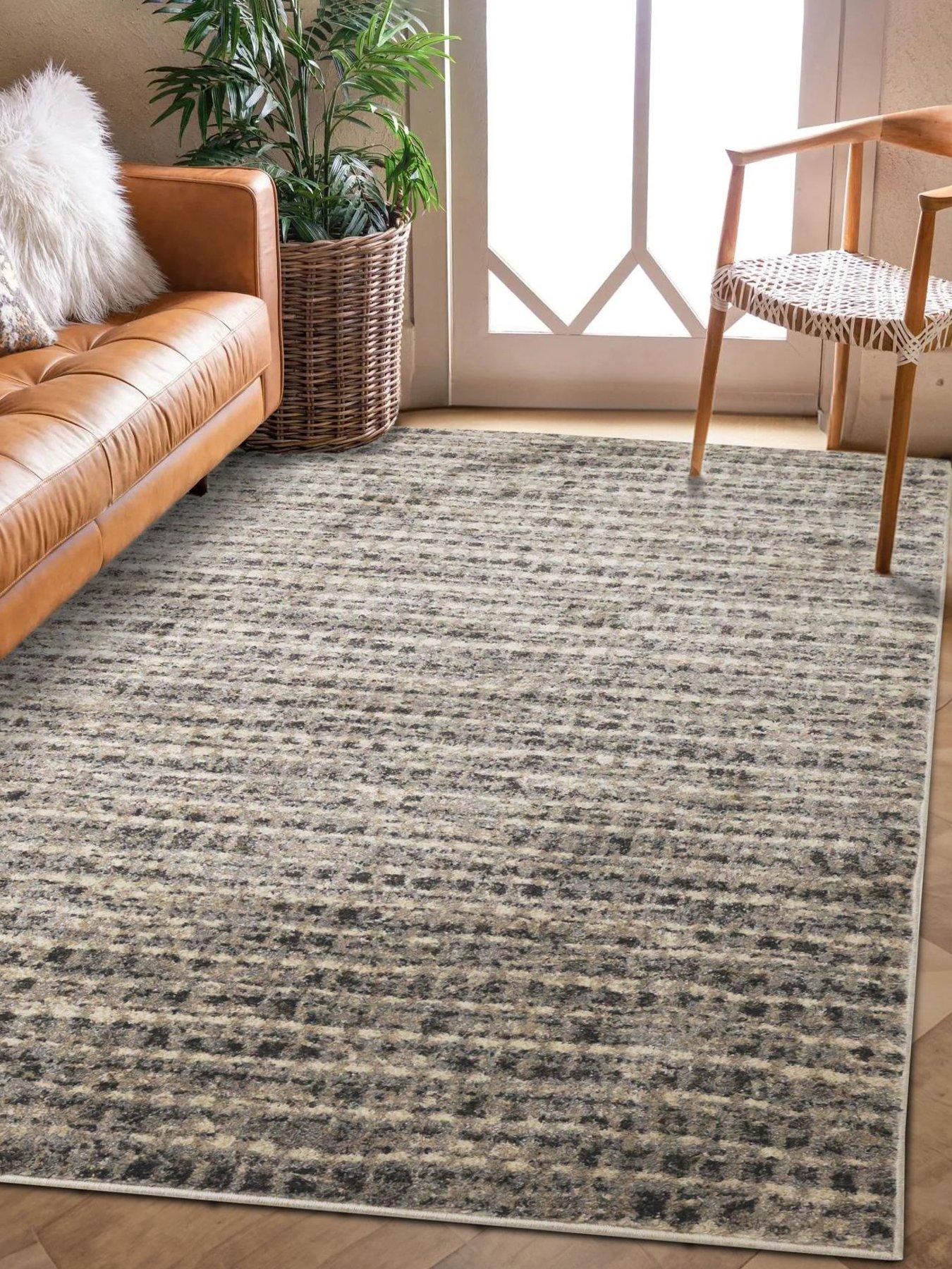 The Very Collection Freya Textured Style Rug - Grey