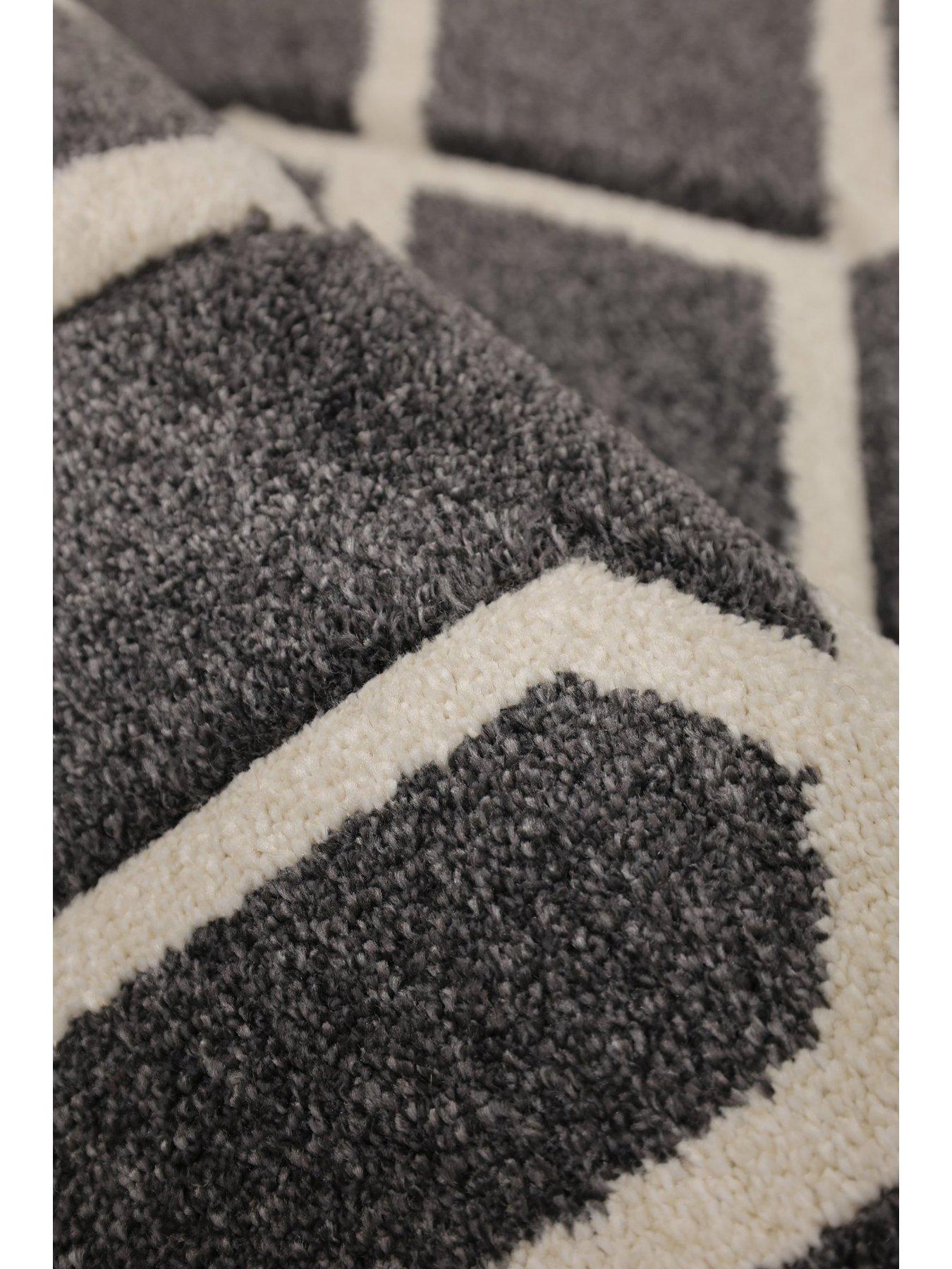 Image 4 of 4 of The Very Collection Newport Lattice Grey Runner