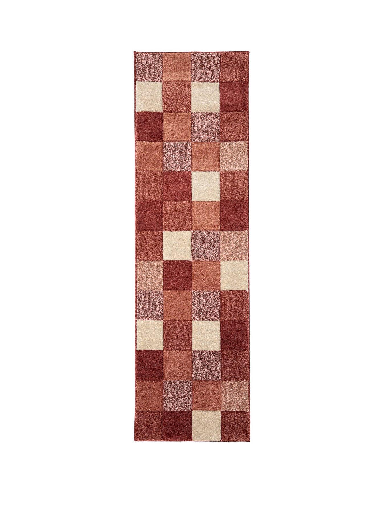 Image 1 of 3 of The Very Collection Newport Terracotta Blocks Runner