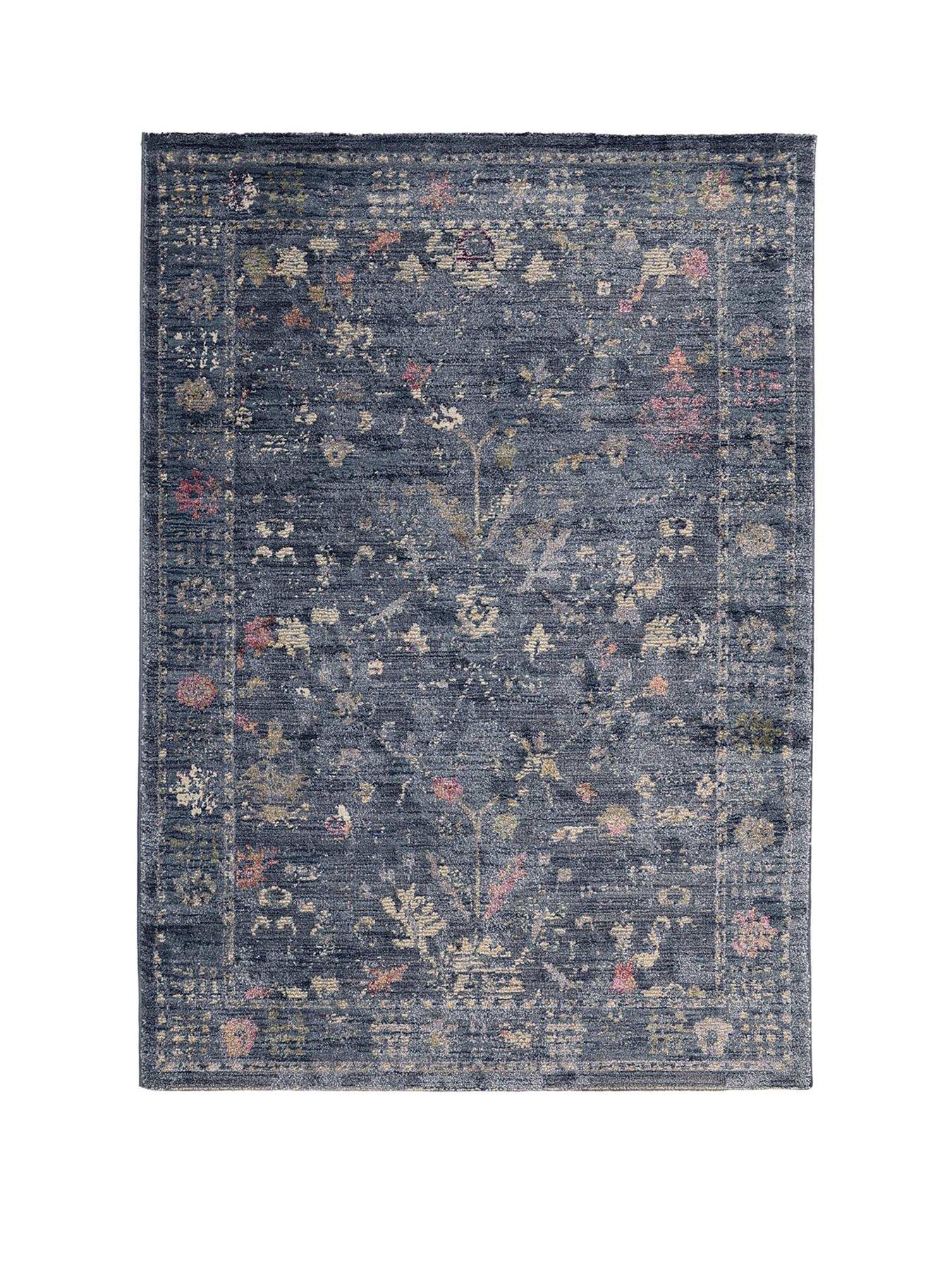 Image 2 of 4 of Very Home Orner Traditional Rug - Blue
