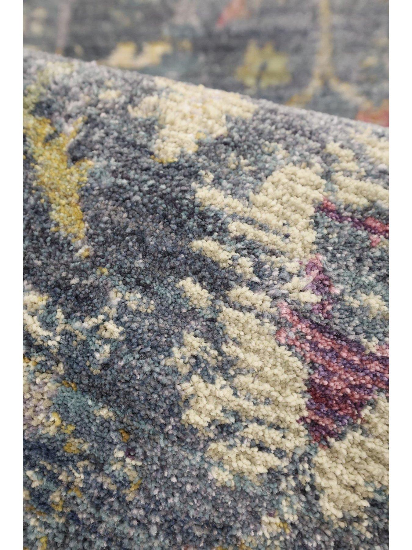 Image 3 of 4 of Very Home Orner Traditional Rug - Blue