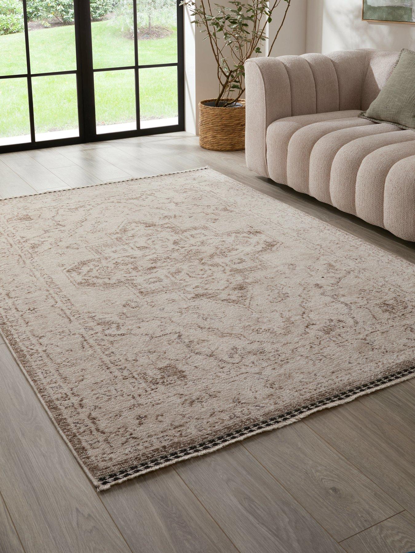 michelle-keegan-home-mateo-traditional-rug-grey