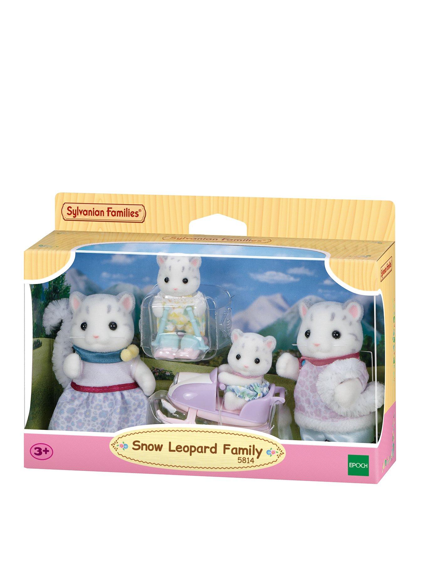 Image 1 of 7 of Sylvanian Families Snow Leopard Family Set