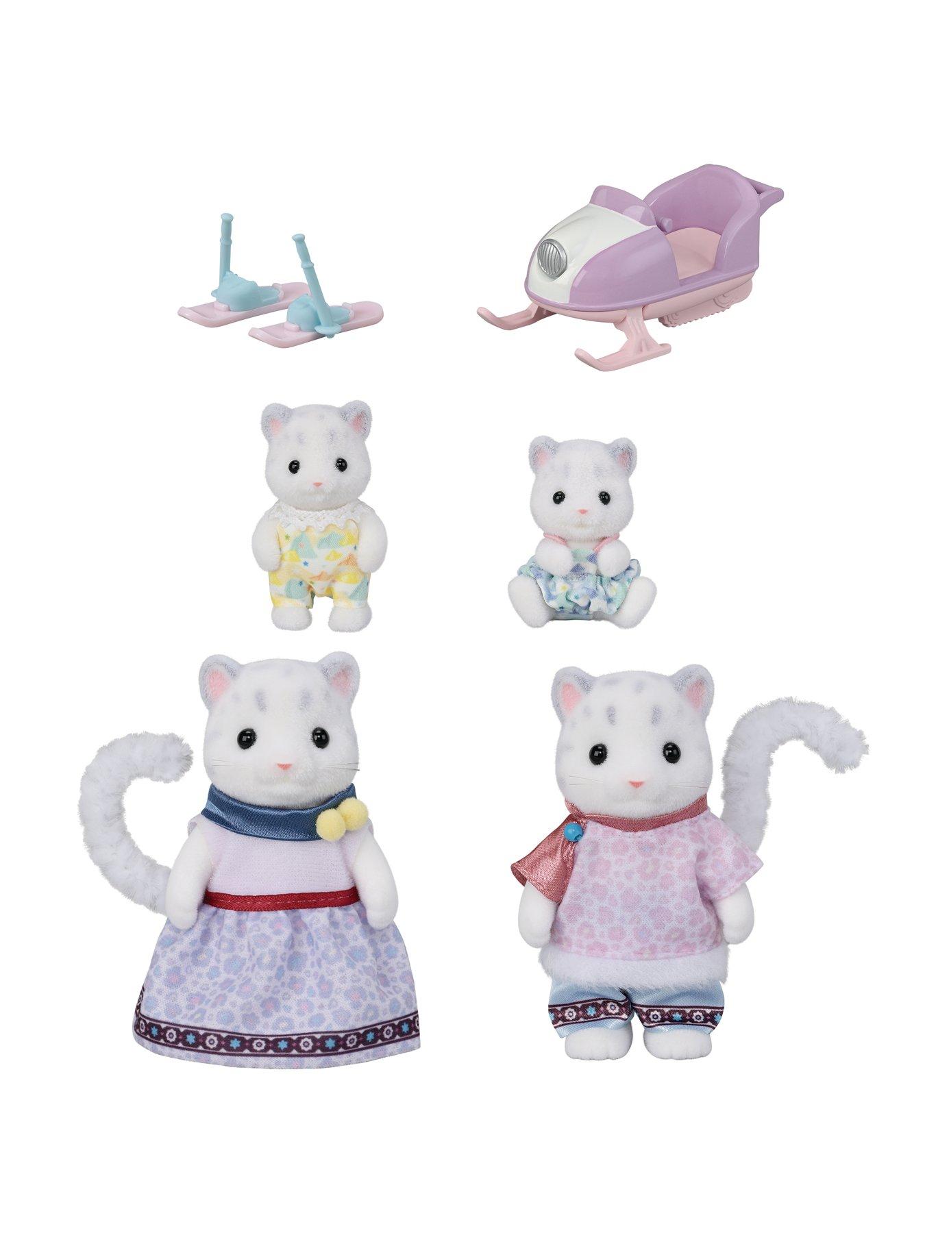 Image 2 of 7 of Sylvanian Families Snow Leopard Family Set