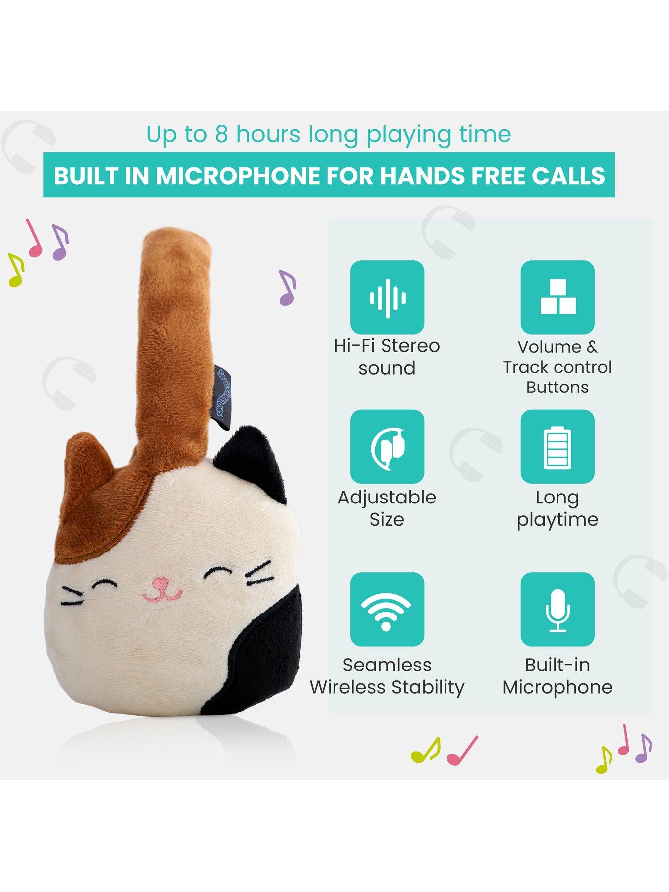 Image 5 of 6 of Squishmallows Squishmallows Plush Bluetooth Headphone - Cam