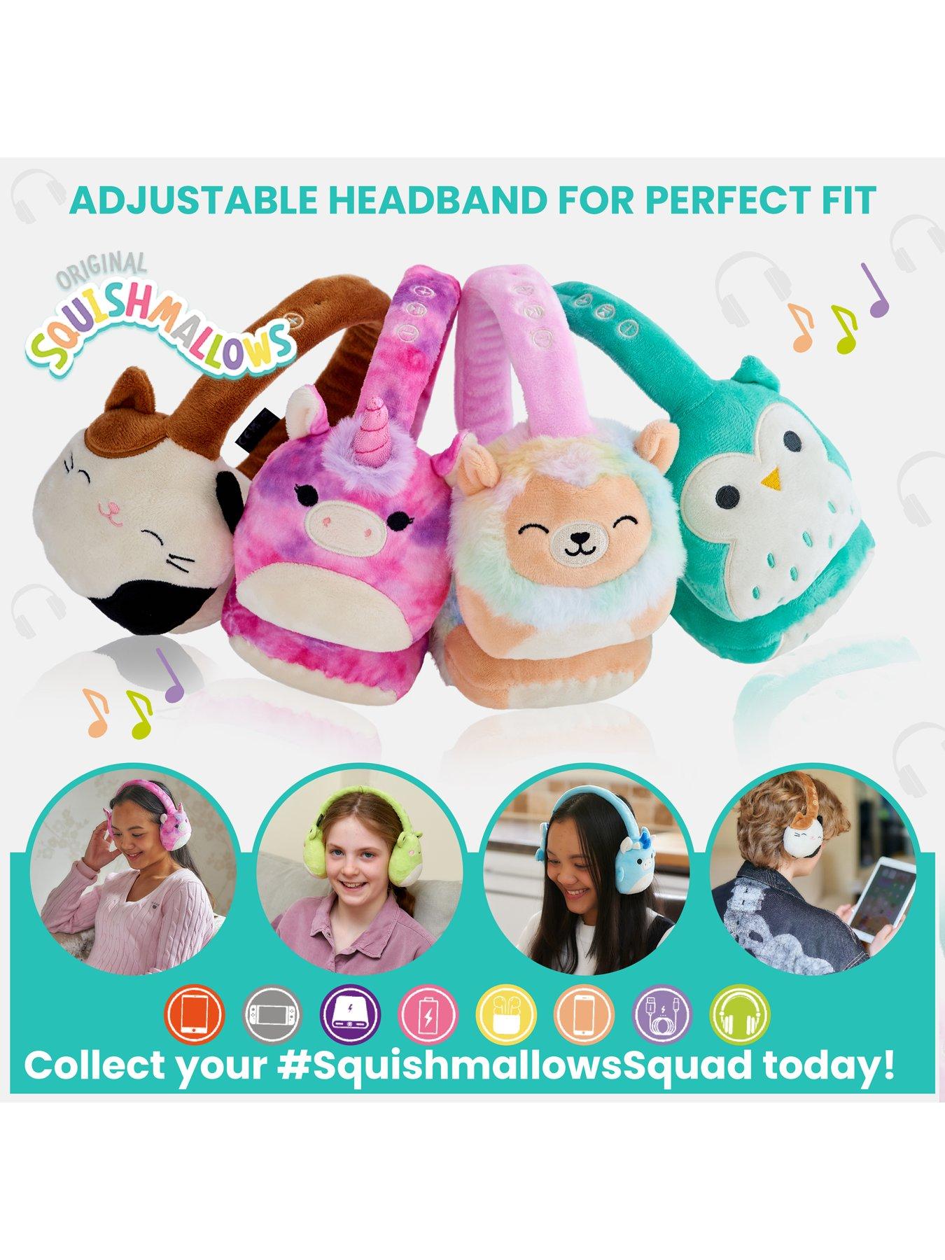 Image 6 of 6 of Squishmallows Squishmallows Plush Bluetooth Headphone - Cam