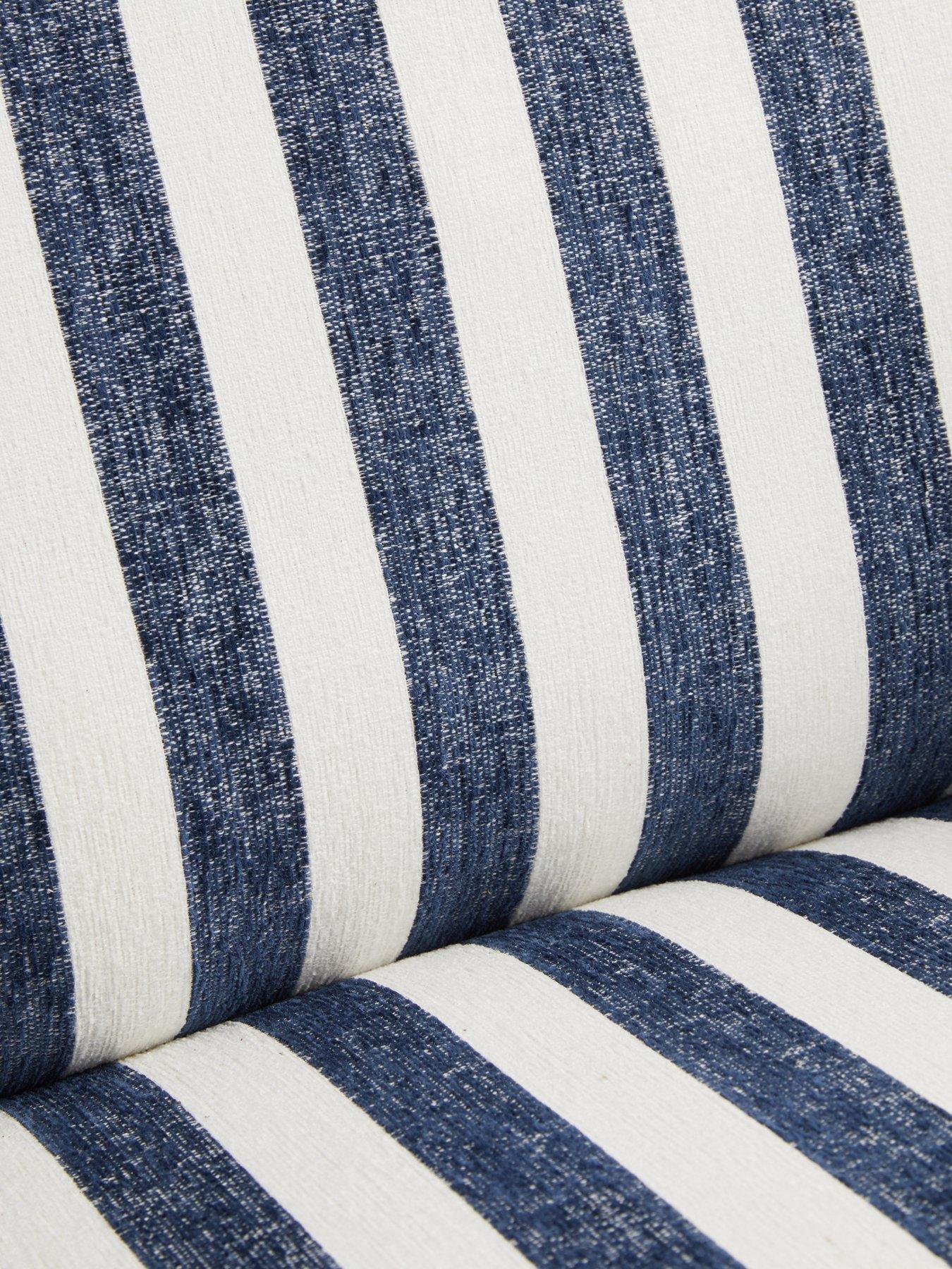Image 5 of 7 of The Very Collection Coast Navy&nbsp;Striped Love Chair