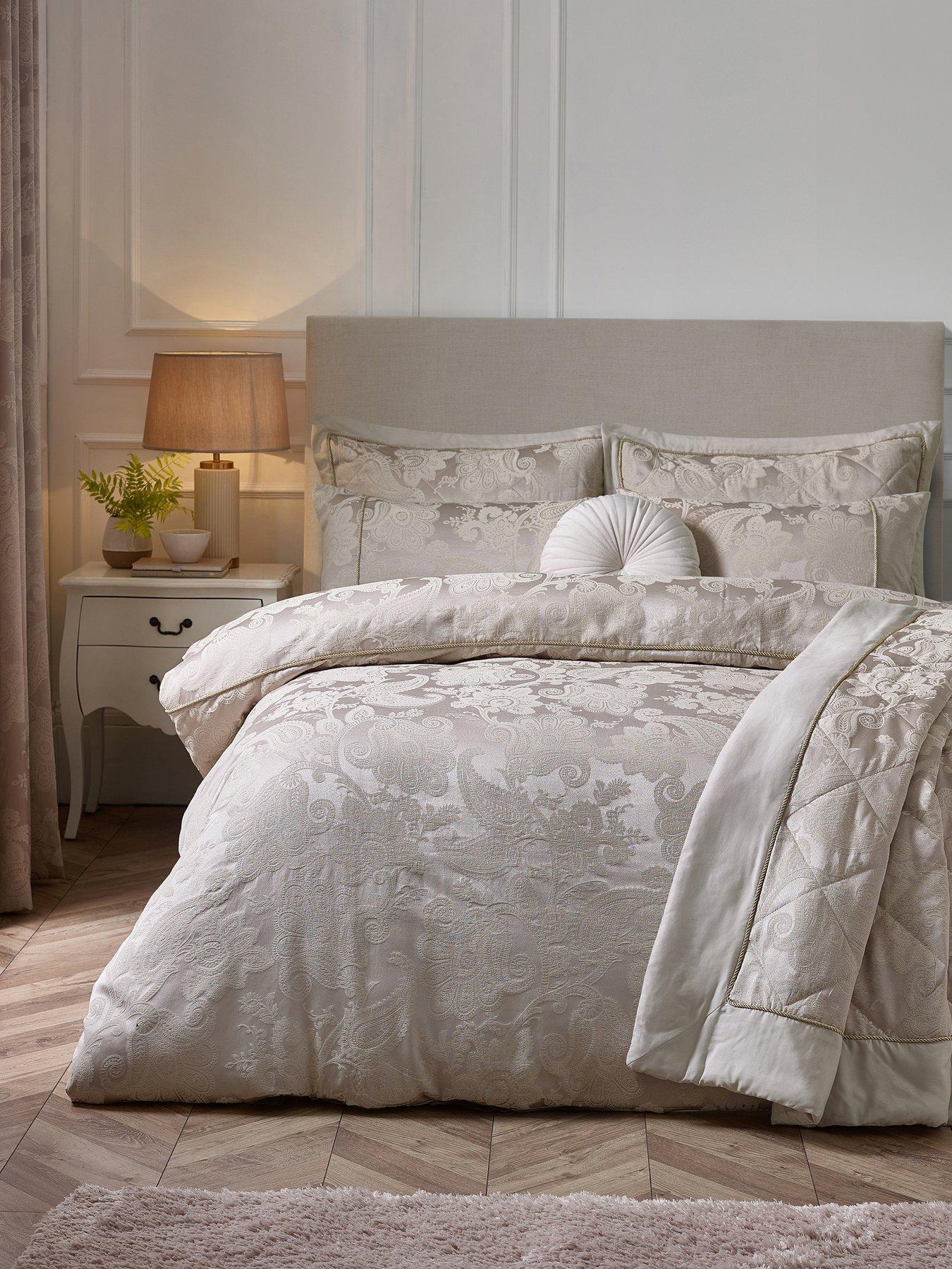Image 1 of 5 of Catherine Lansfield Opulent Jacquard Duvet Set