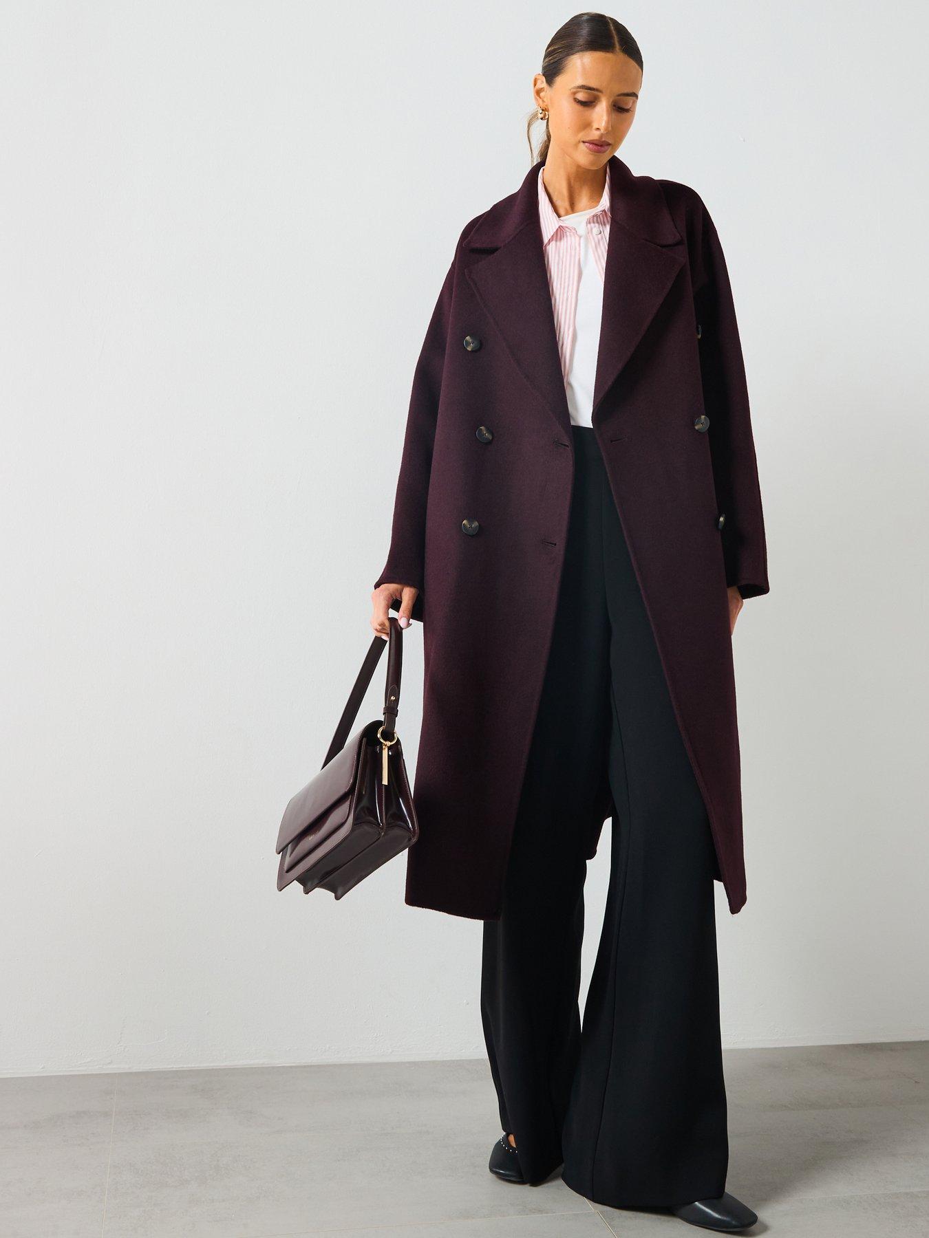 mango-double-breasted-duster-coat-burgundy