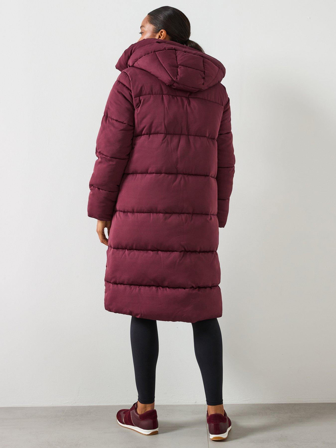 mango-long-hooded-padded-anorak-redstillFront