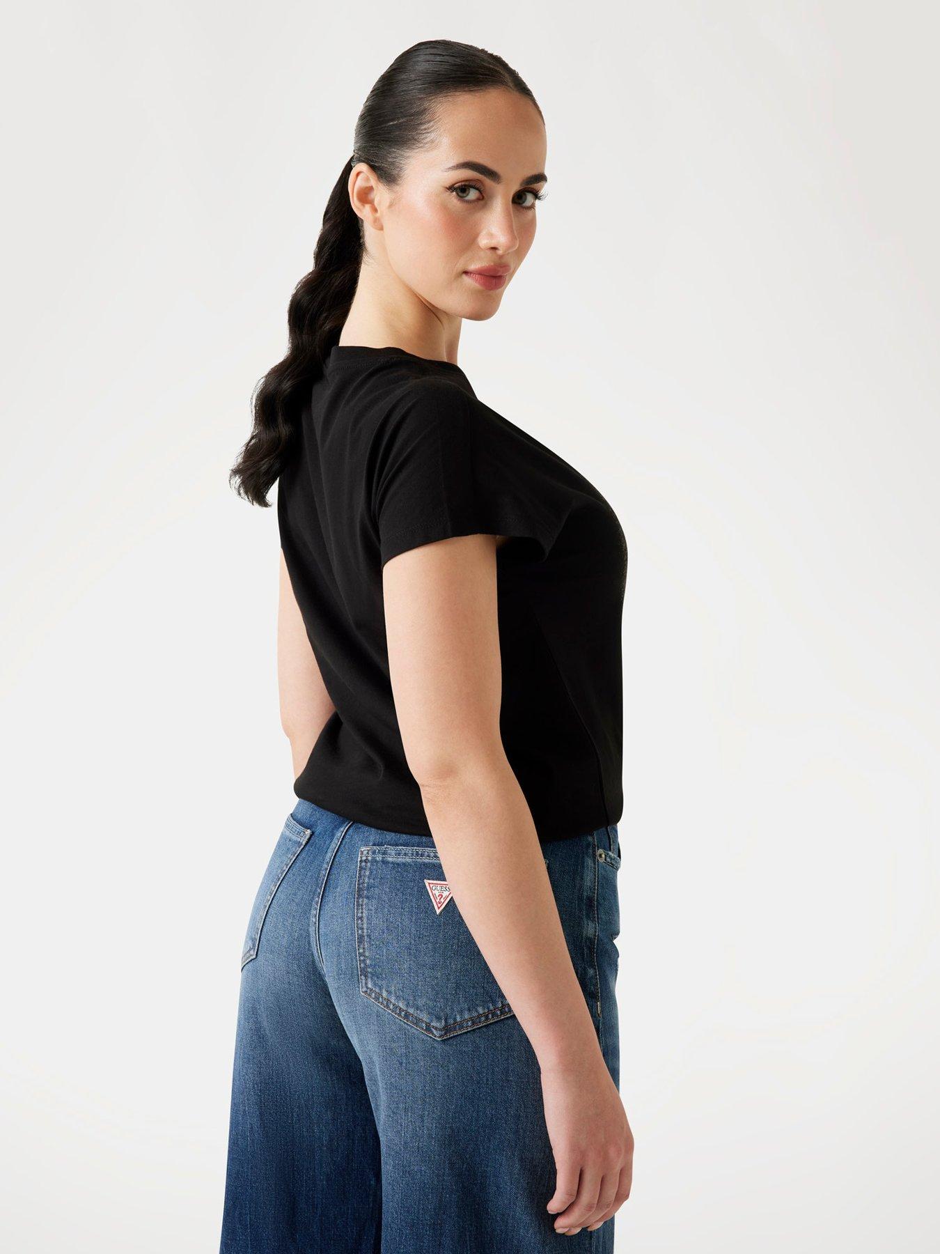 guess-slim-fit-4g-logo-t-shirt--blackstillFront