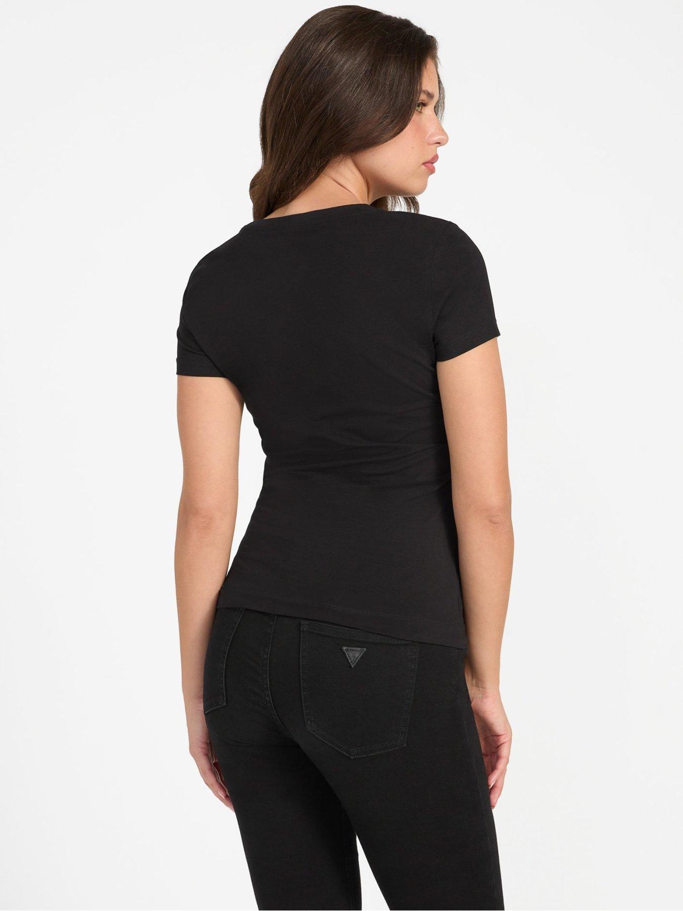 guess-short-sleeve-logo-hot-fix-t-shirt-blackstillFront