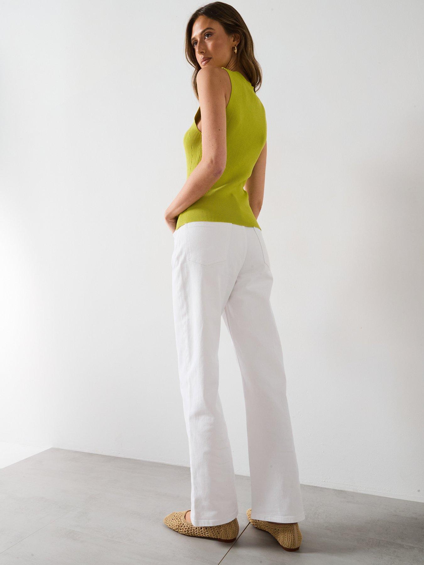 mango-ribbed-knit-top-greendetail