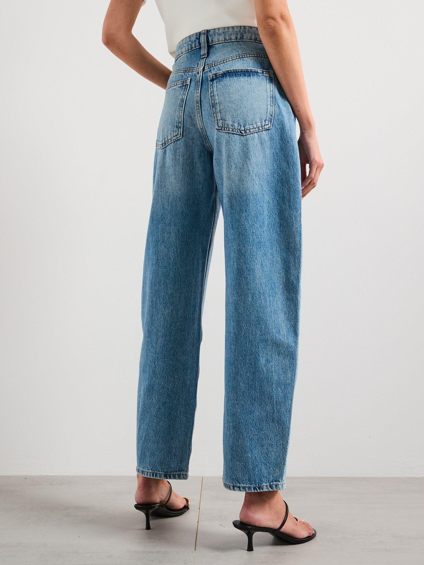 mango-high-rise-balloon-jeans-bluestillFront