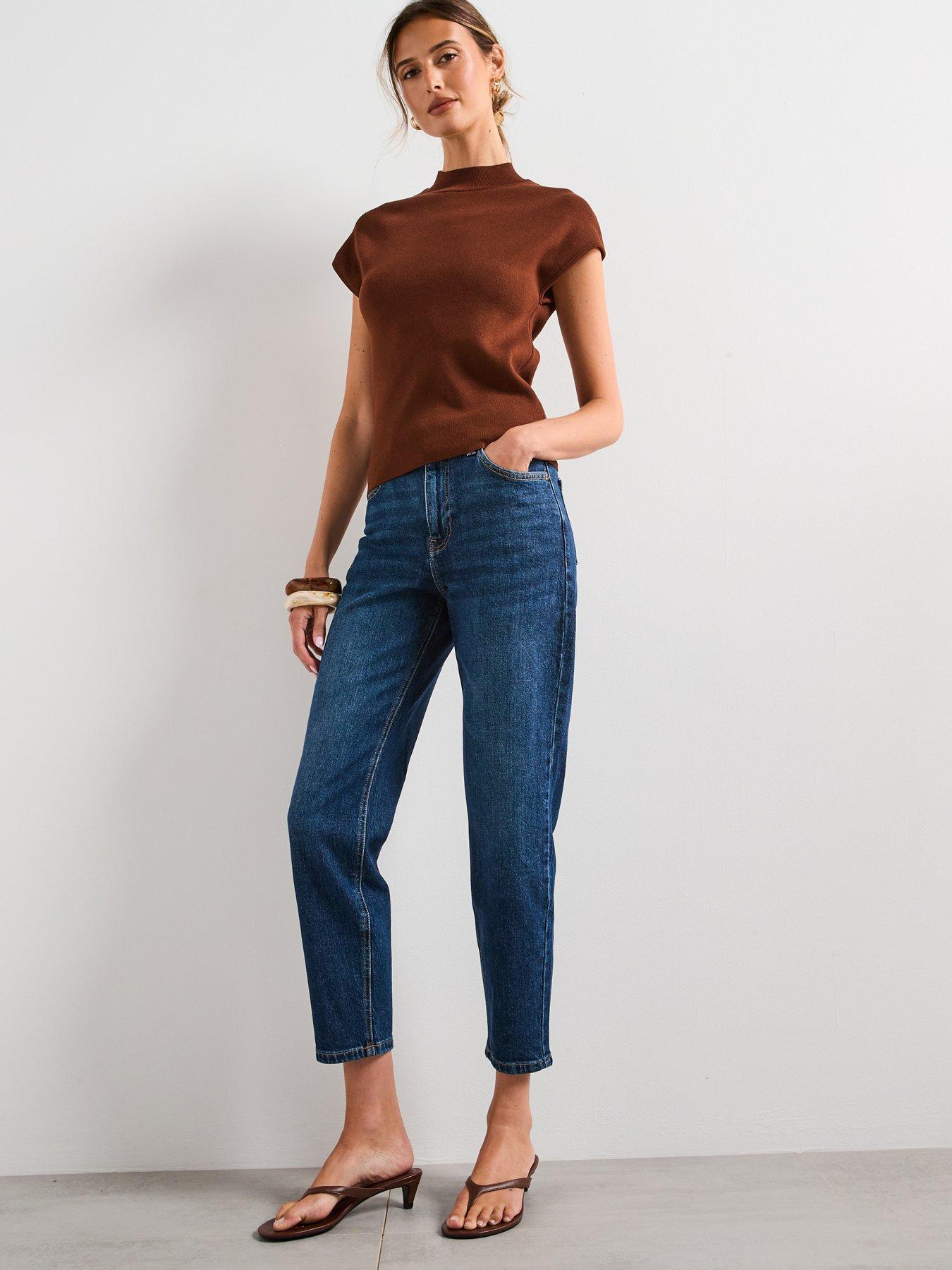 mango-new-mom-comfort-high-rise-jeans-blueback