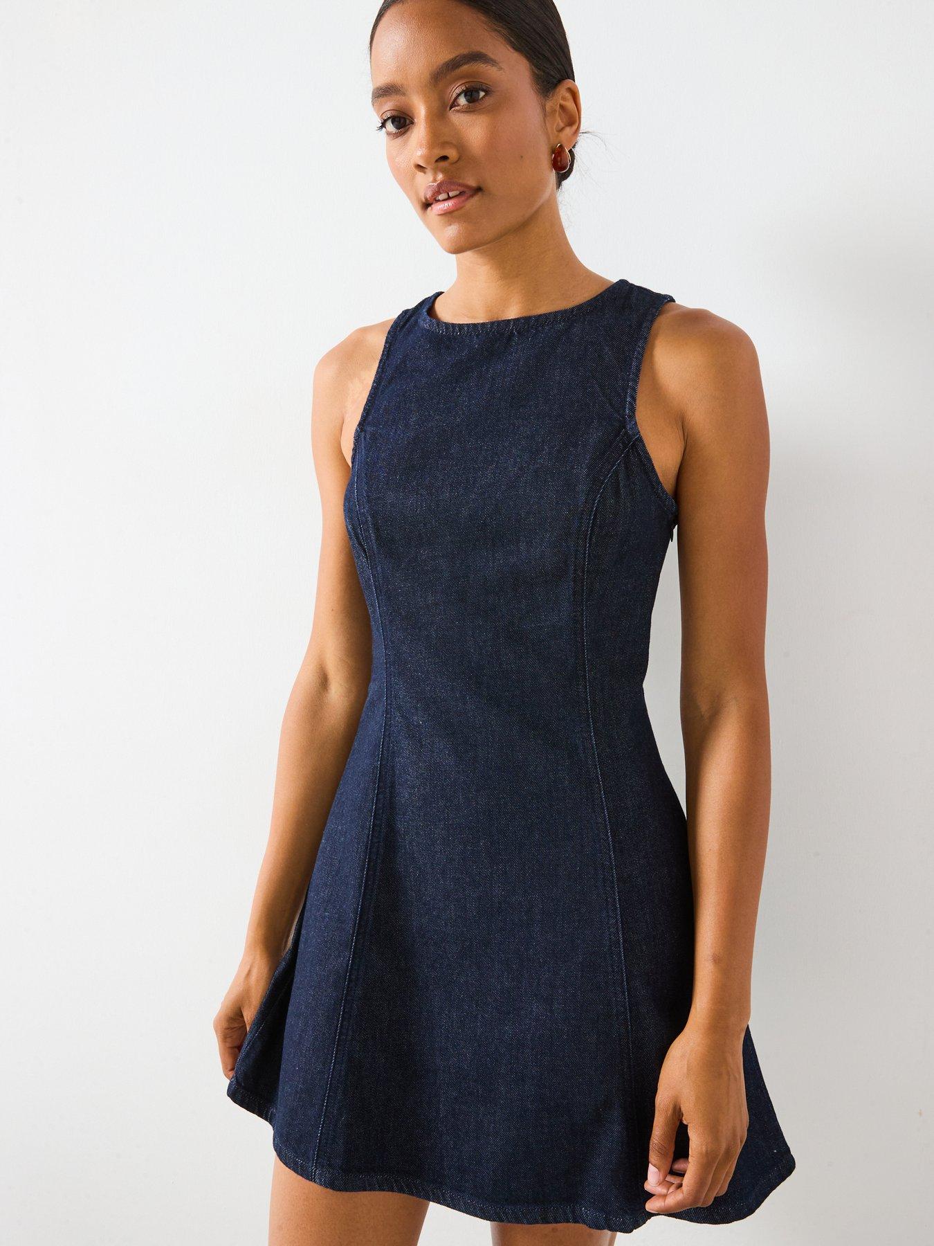 mango-short-denim-dress-bluedetail