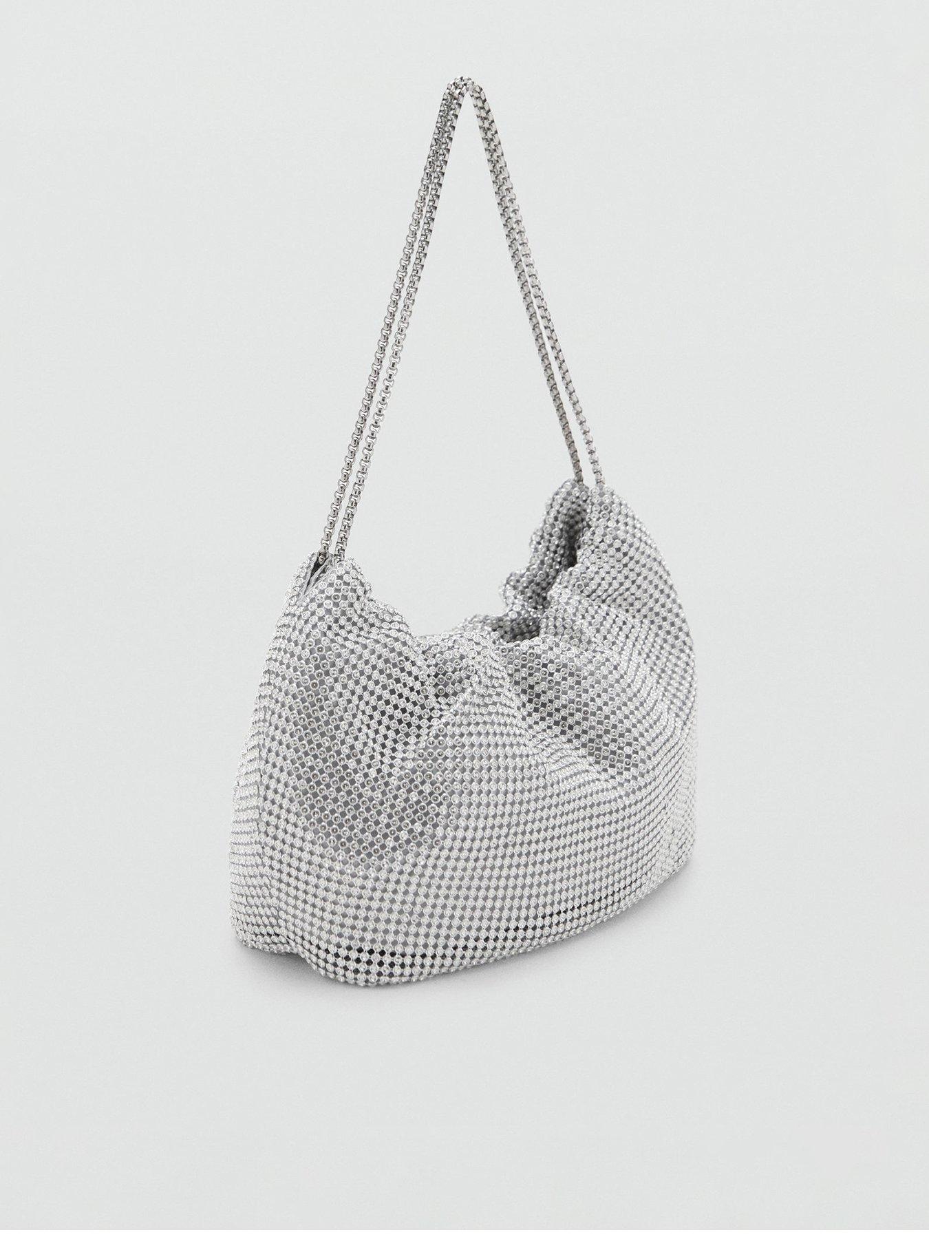 mango-rhinestone-shoulder-bag-silverfront