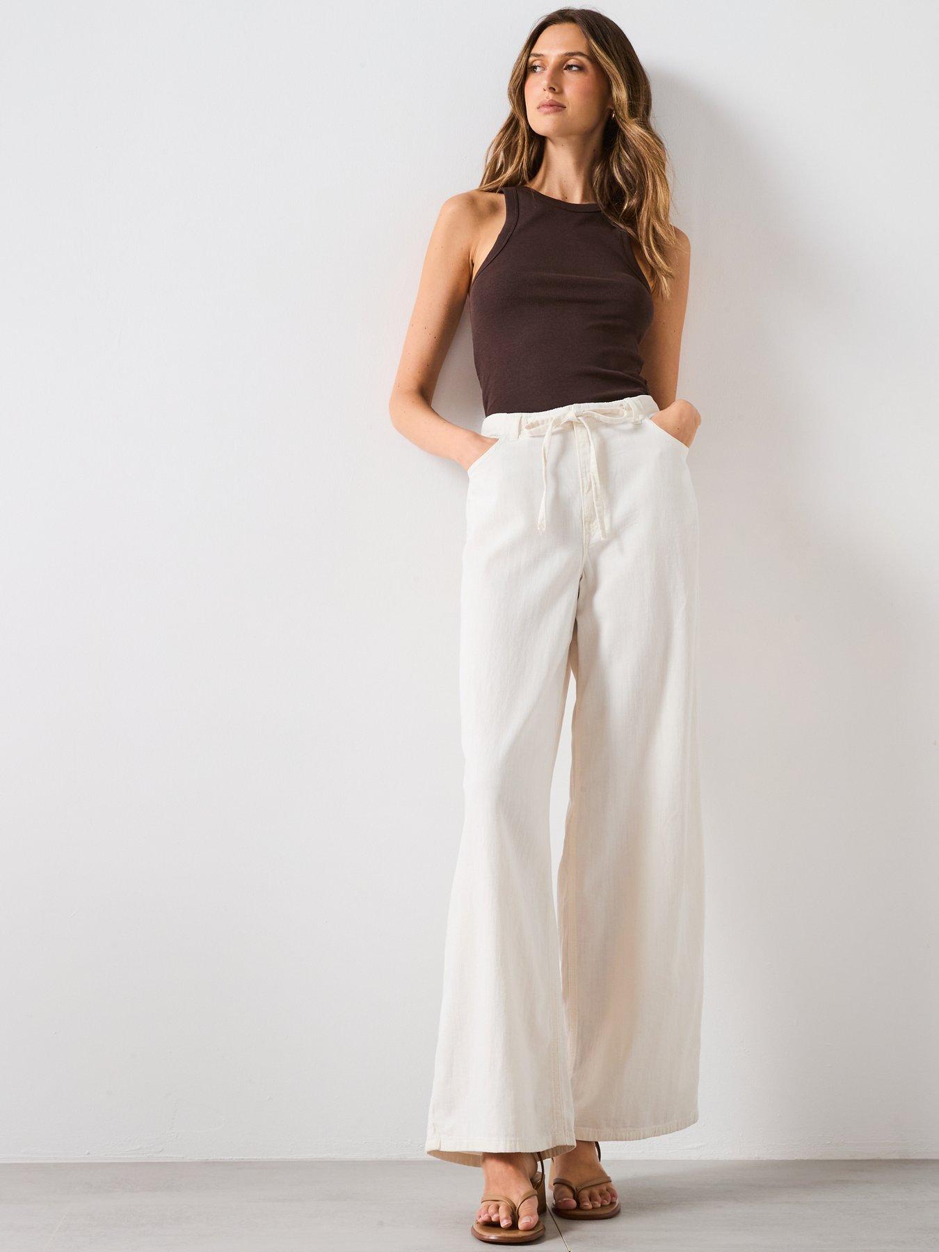 mango-wide-leg-denim-trousers-with-belt-creamback