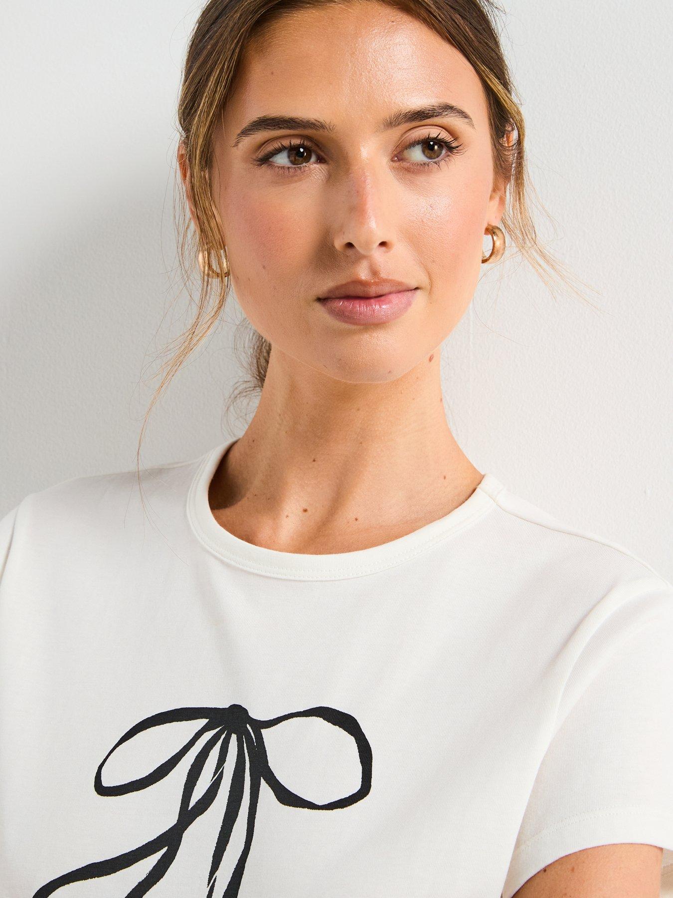 mango-printed-cotton-blend-t-shirt-whiteoutfit